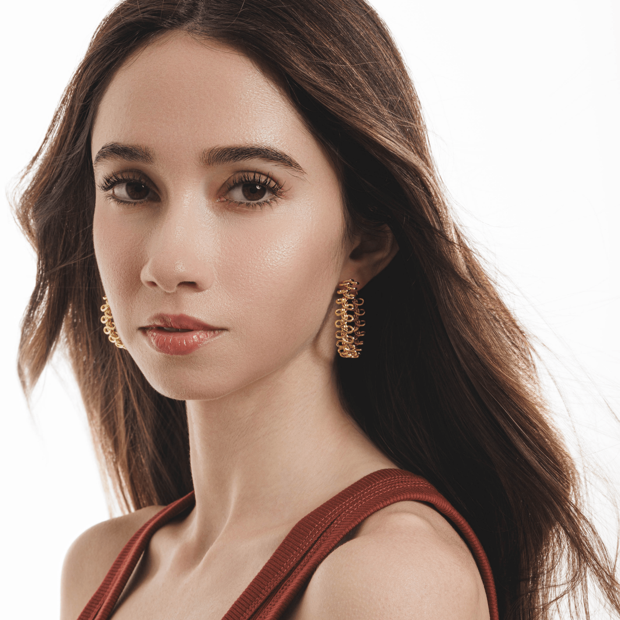 Lara & Ela | Debbie Gold Earrings - Lara & Ela