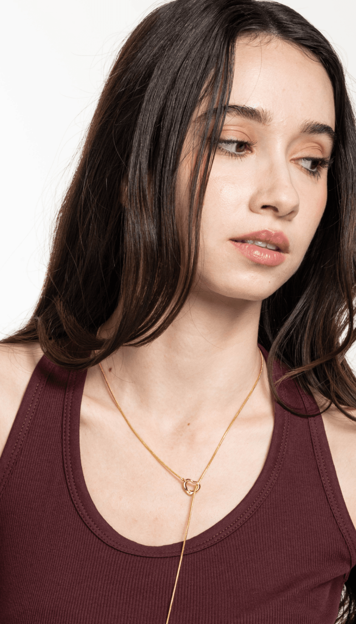 Lara & Ela | Follow Your Heart Gold Necklace - Lara & Ela