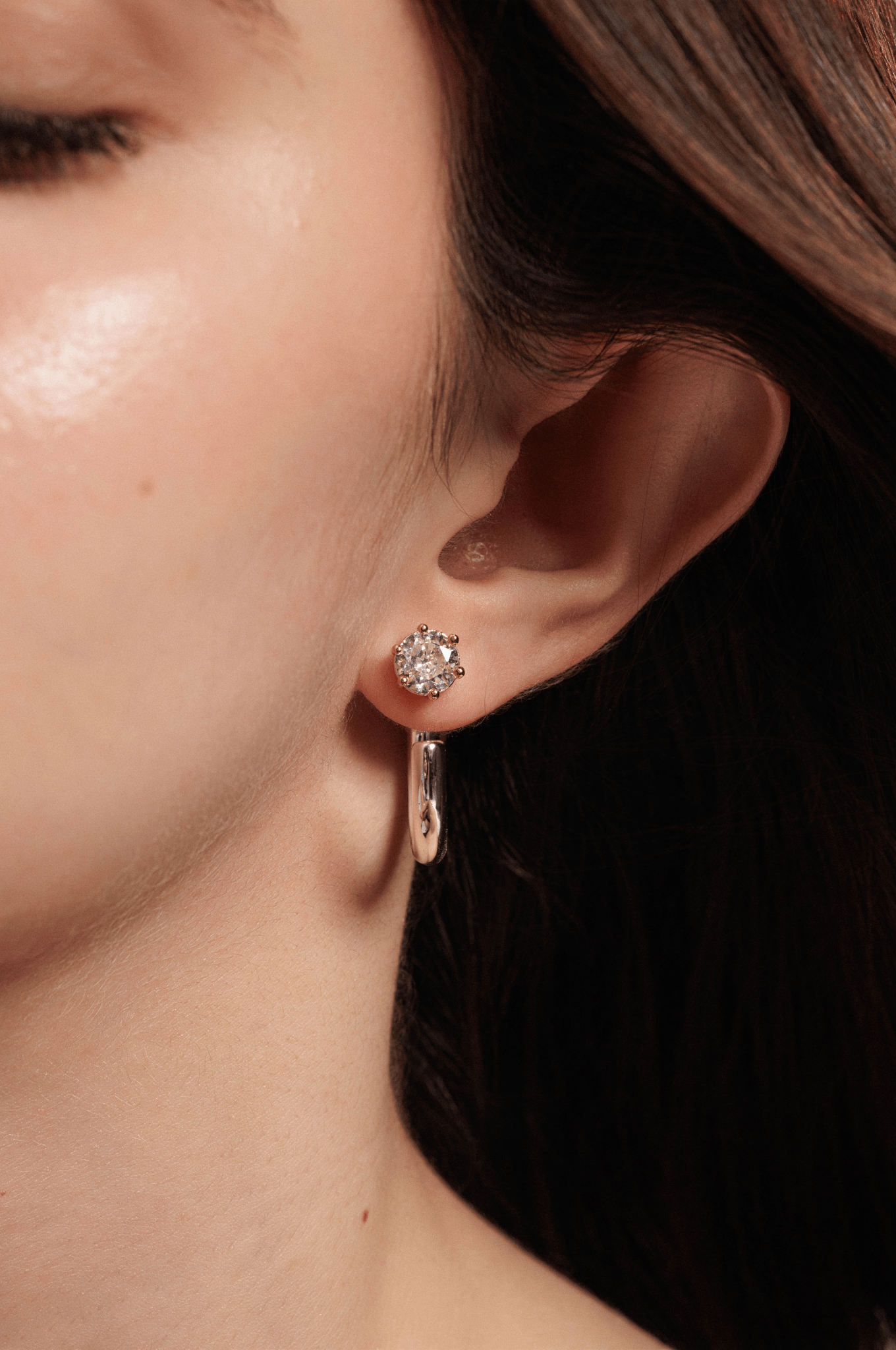 Lara & Ela I Just The Two Of Us Silver Earrings - Lara & Ela