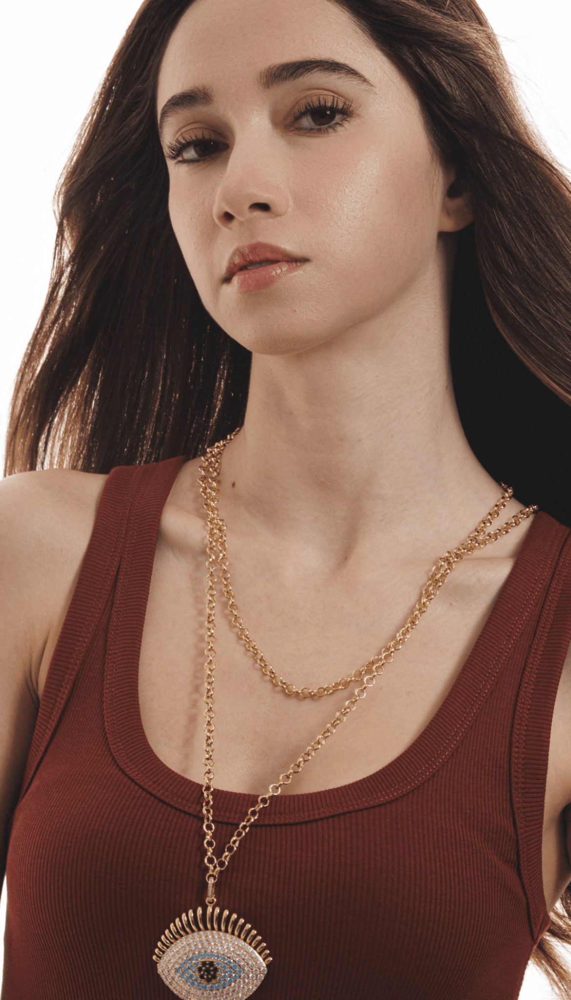 Lara & Ela | Nefertiti Gold Necklace - Lara & Ela