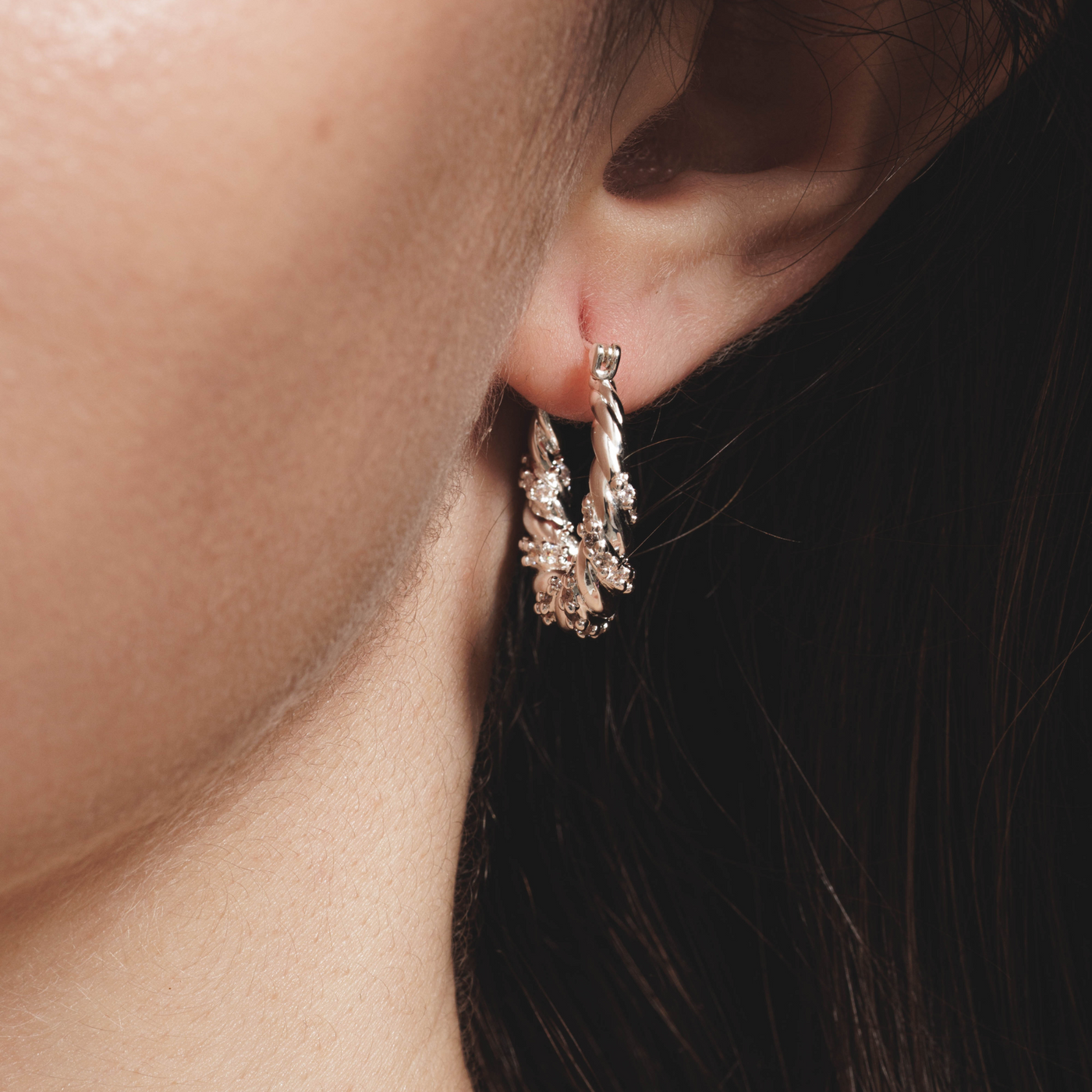Lara & Ela I Endless Love Silver Earrings