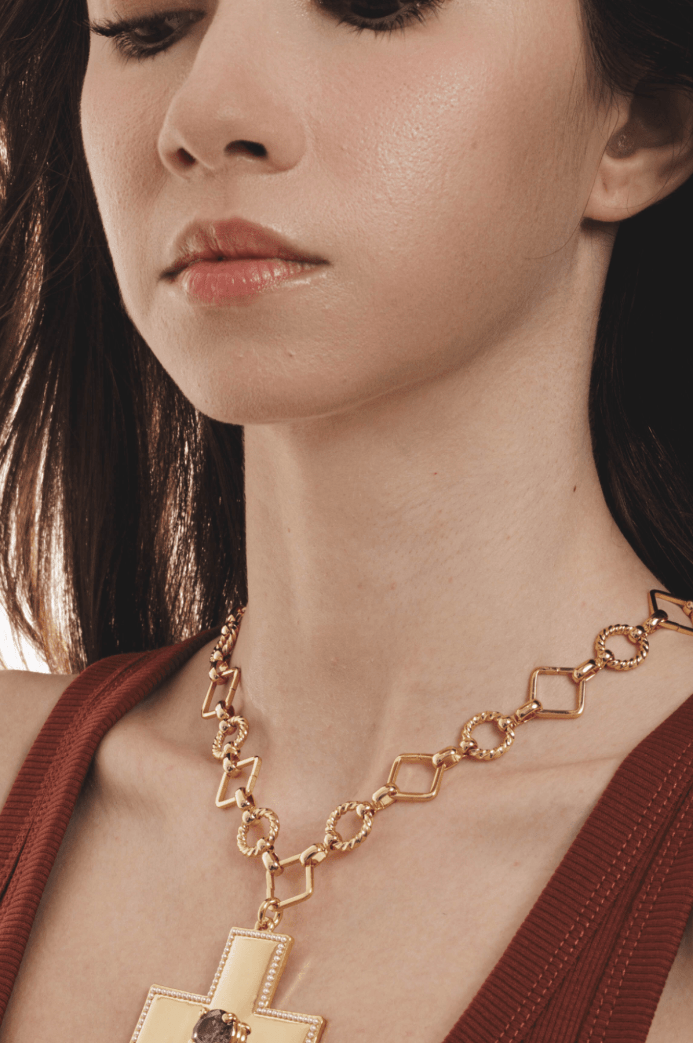 Lara & Ela | Victoria Rebecca Purple Gold Necklace - Lara & Ela