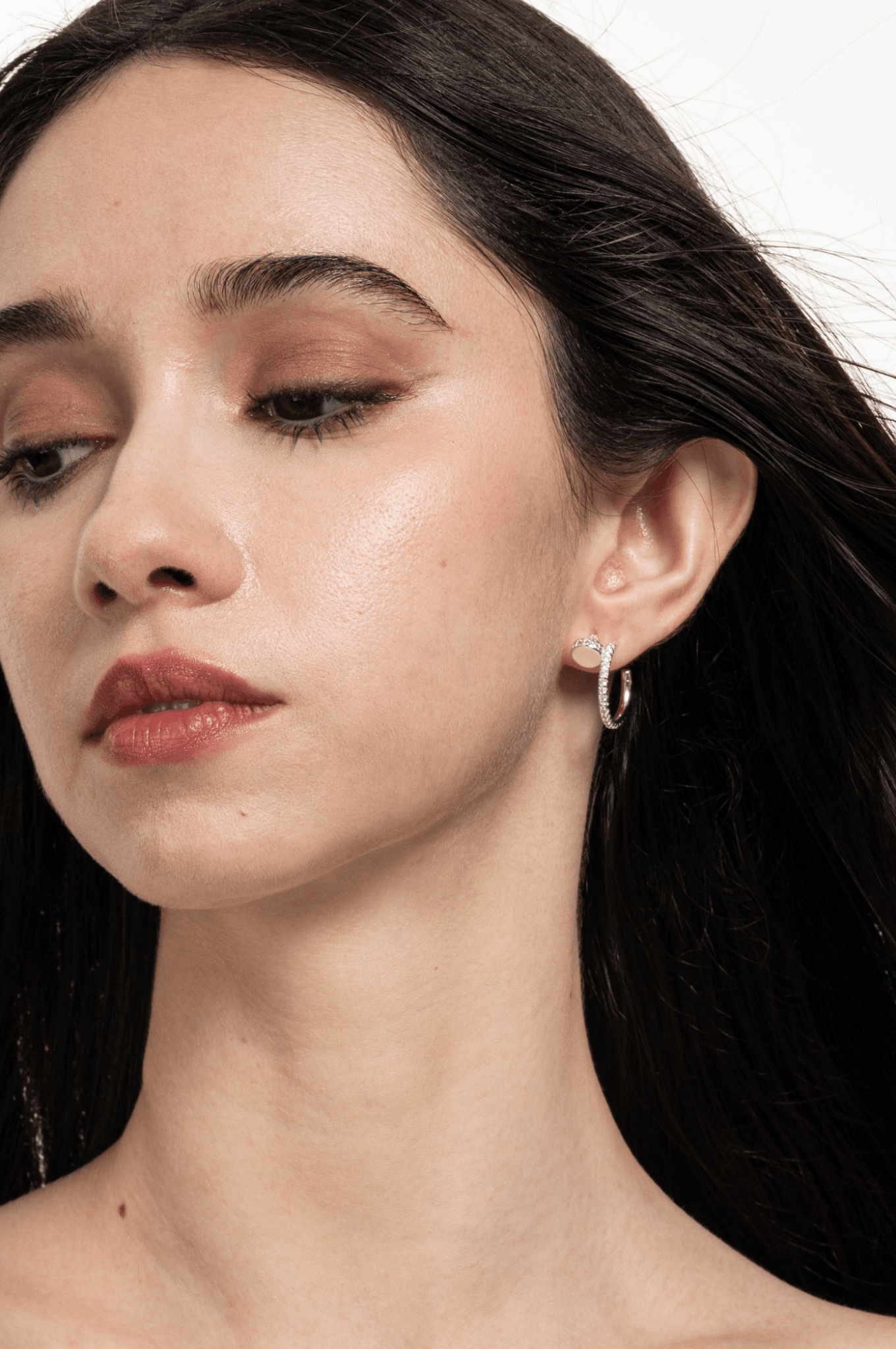 Lara & Ela | Hooked On You Silver Earrings - Lara & Ela