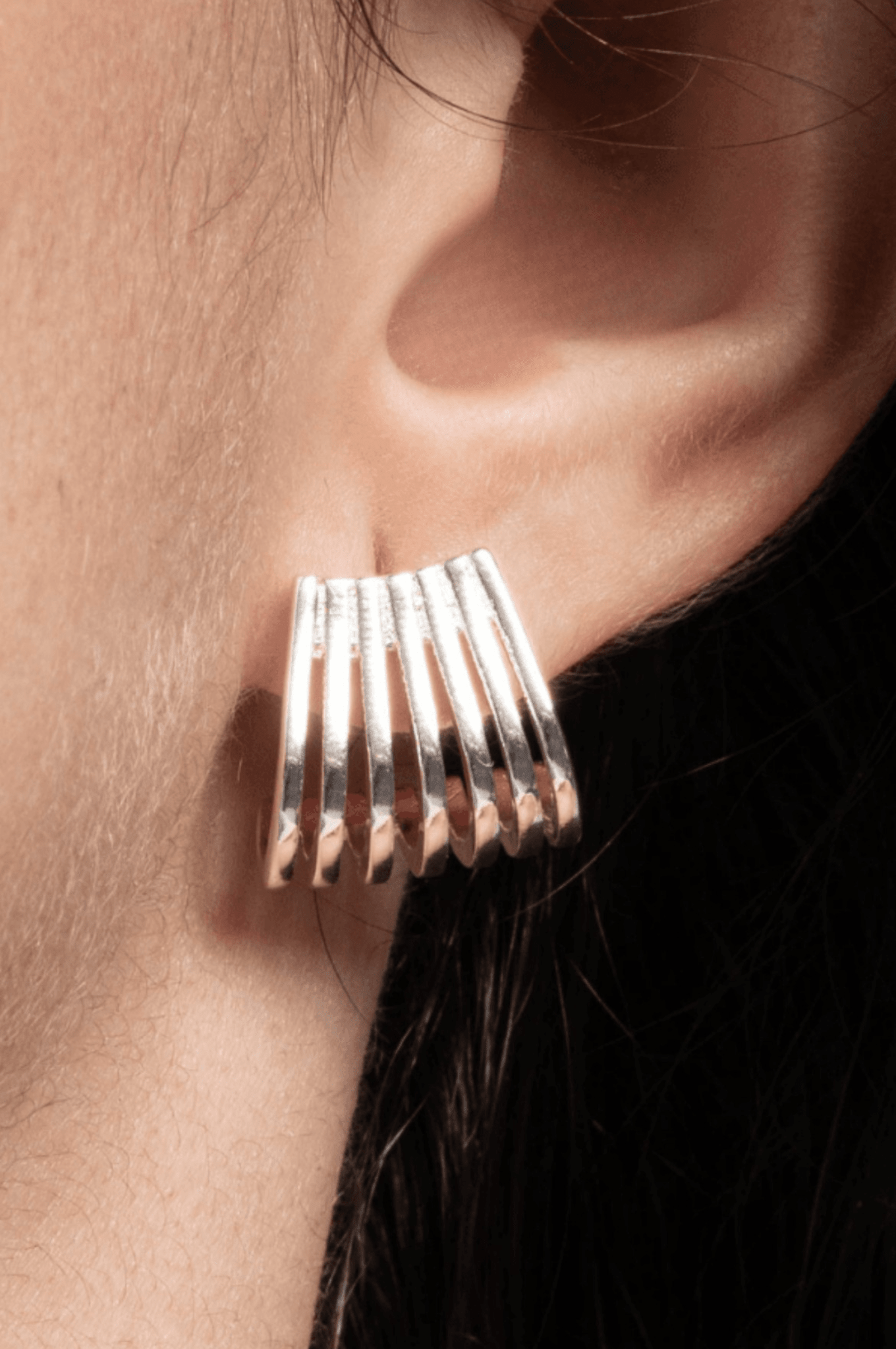 Lara & Ela | Martini Hour With Your Boss Silver Earrings - Lara & Ela