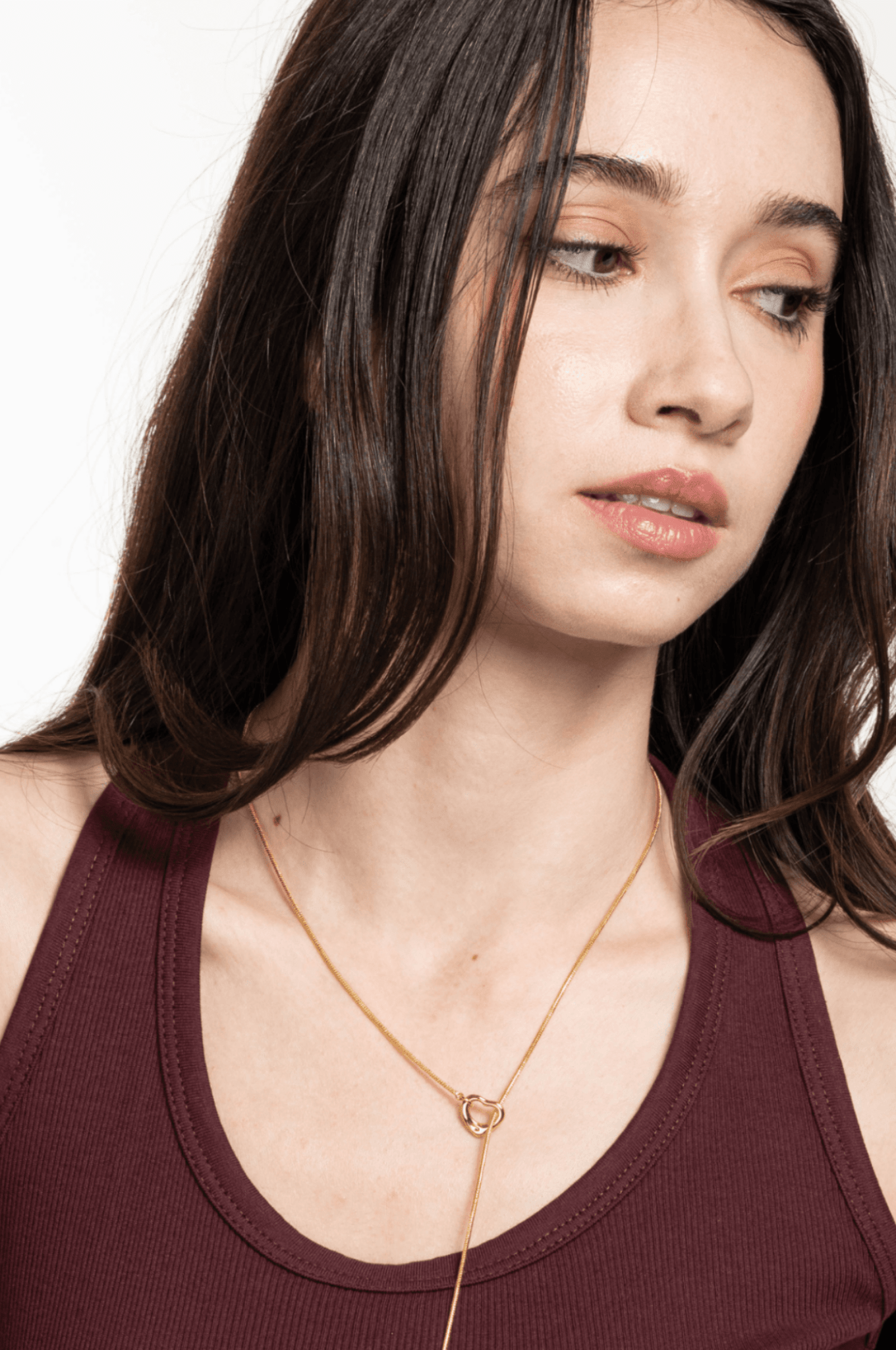 Lara & Ela | Follow Your Heart Gold Necklace - Lara & Ela