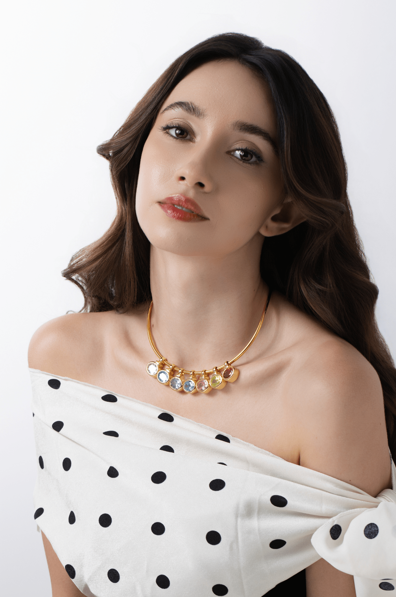 Lara & Ela | East-West Bezel Birthstone Pendant - Lara & Ela