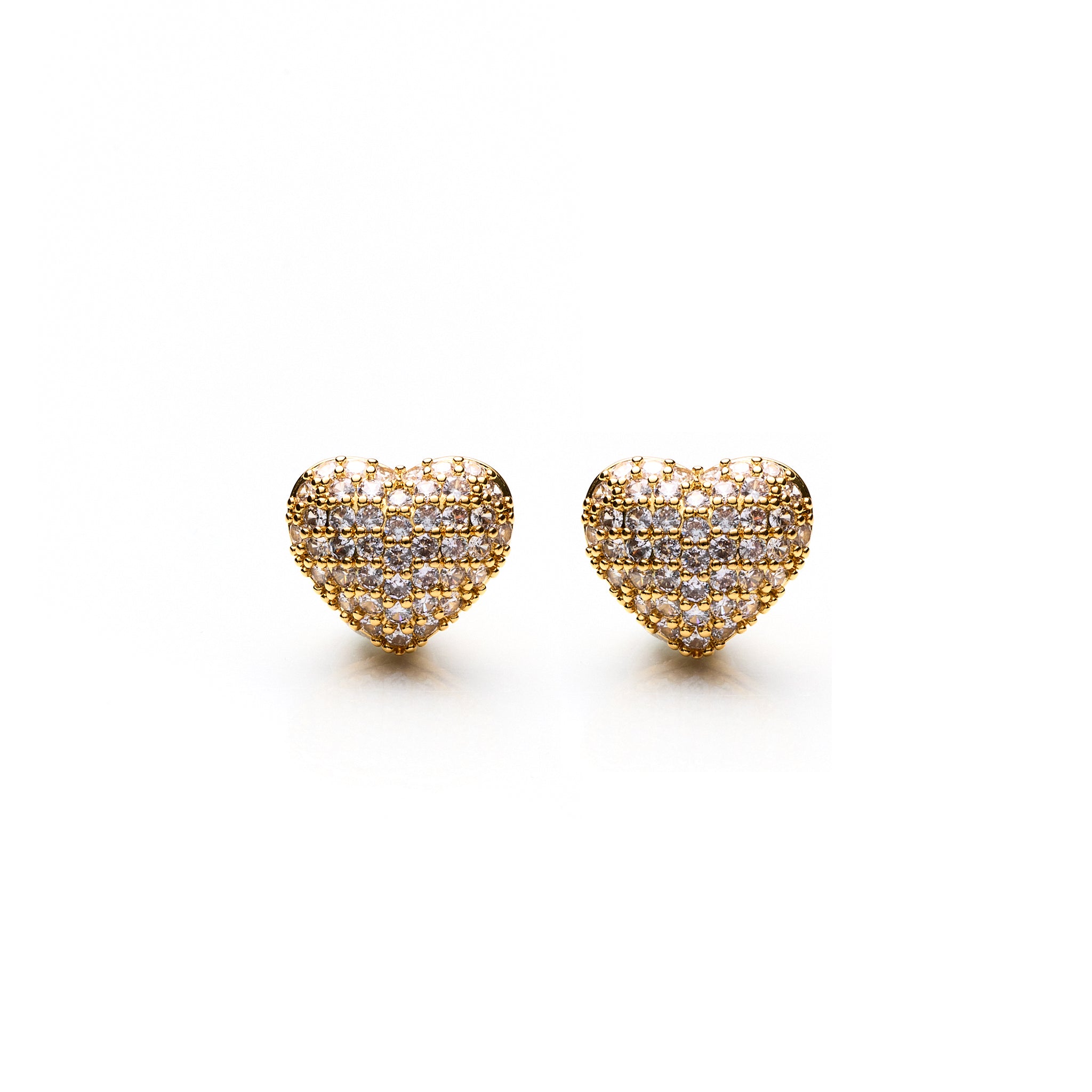 Lara & Ela | Winter Holiday Gold Earrings - Lara & Ela