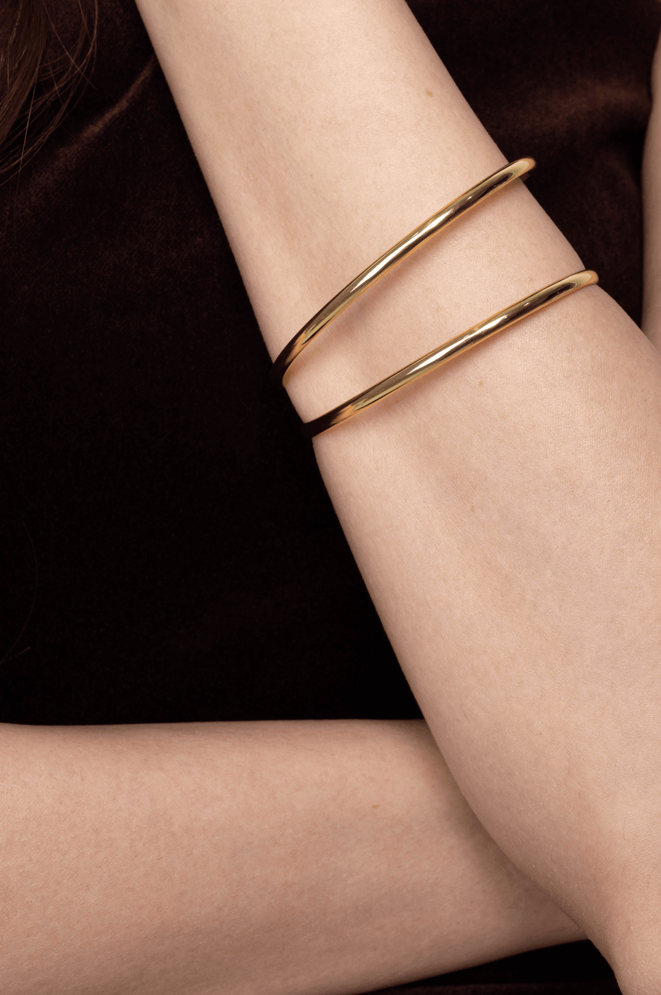 Lara & Ela | Ophelia Gold Bangle - Lara & Ela