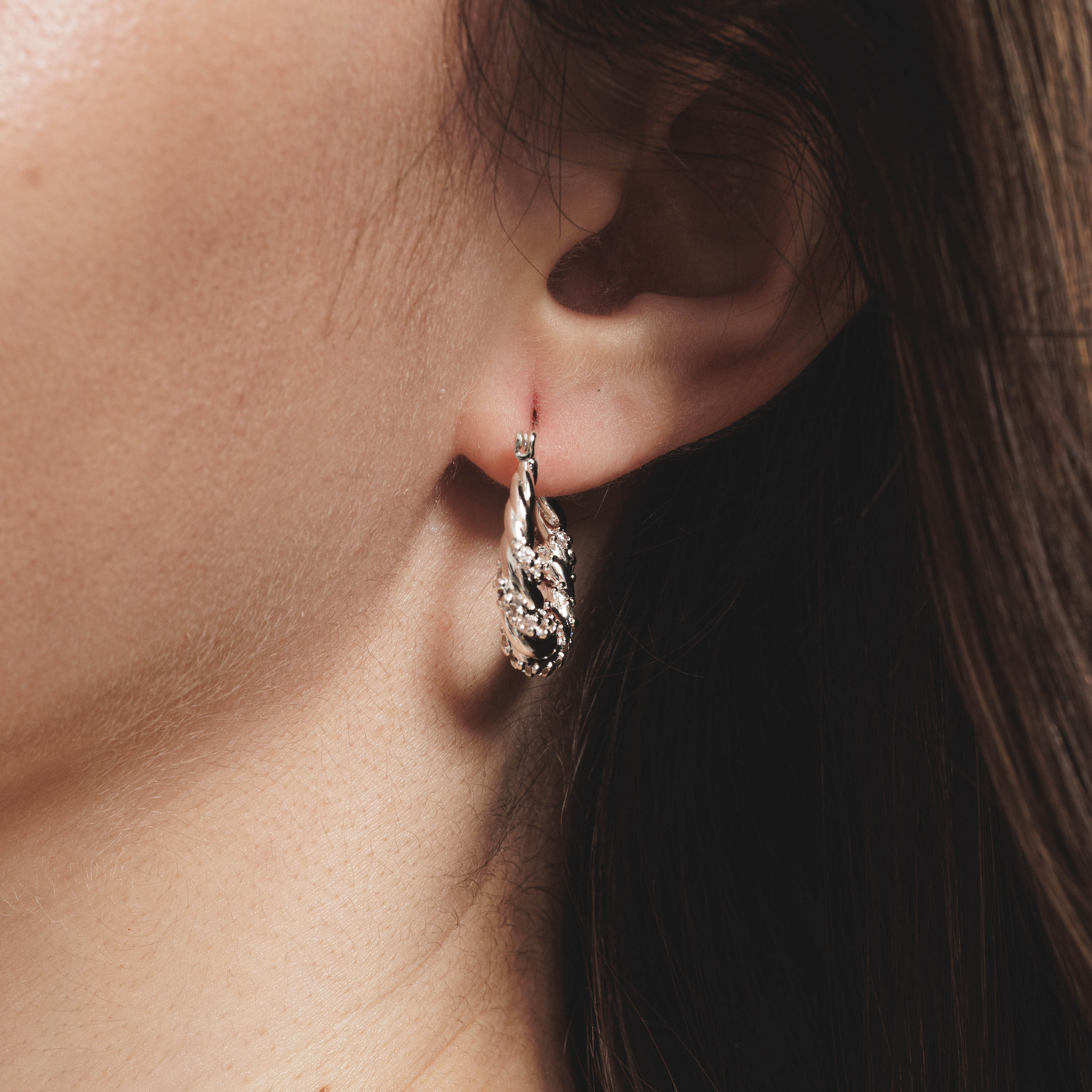 Lara & Ela I Endless Love Silver Earrings