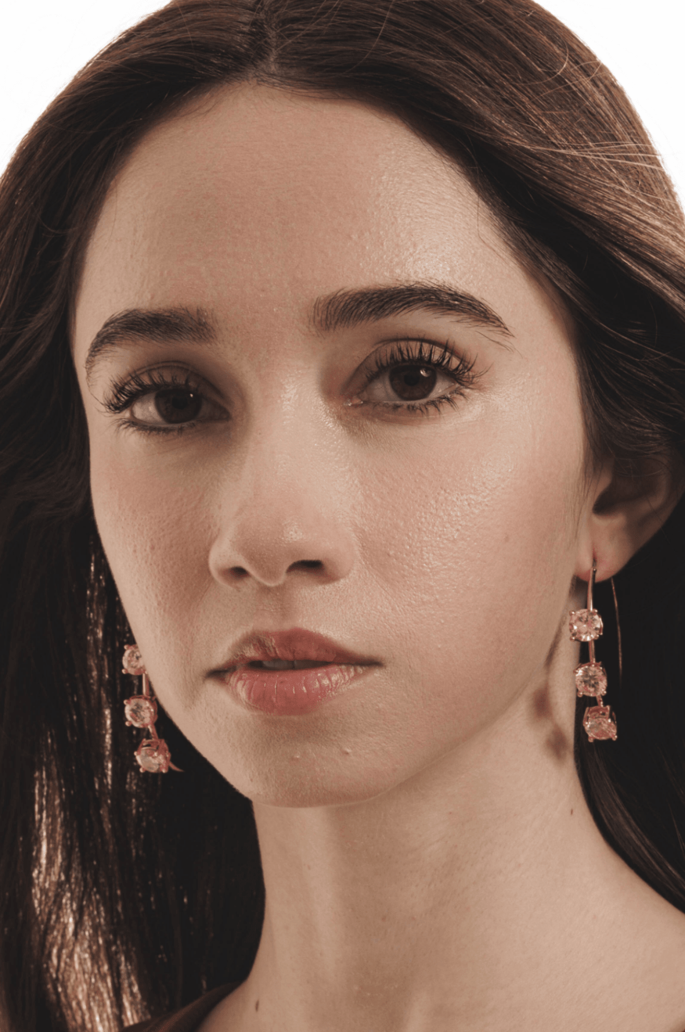 Lara & Ela | Lara Blossom Pink Gold Earrings - Lara & Ela