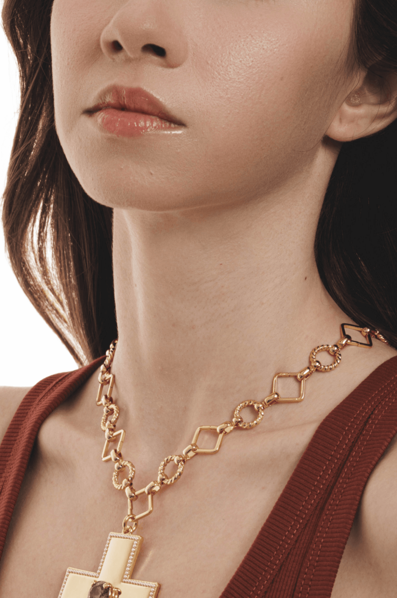 Lara & Ela | Victoria Rebecca Purple Gold Necklace - Lara & Ela
