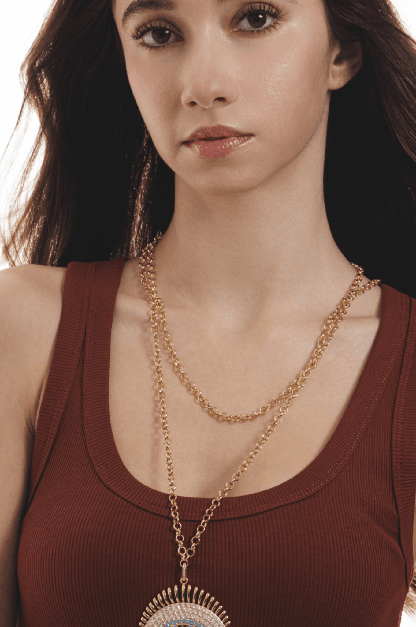 Lara & Ela | Nefertiti Gold Necklace - Lara & Ela