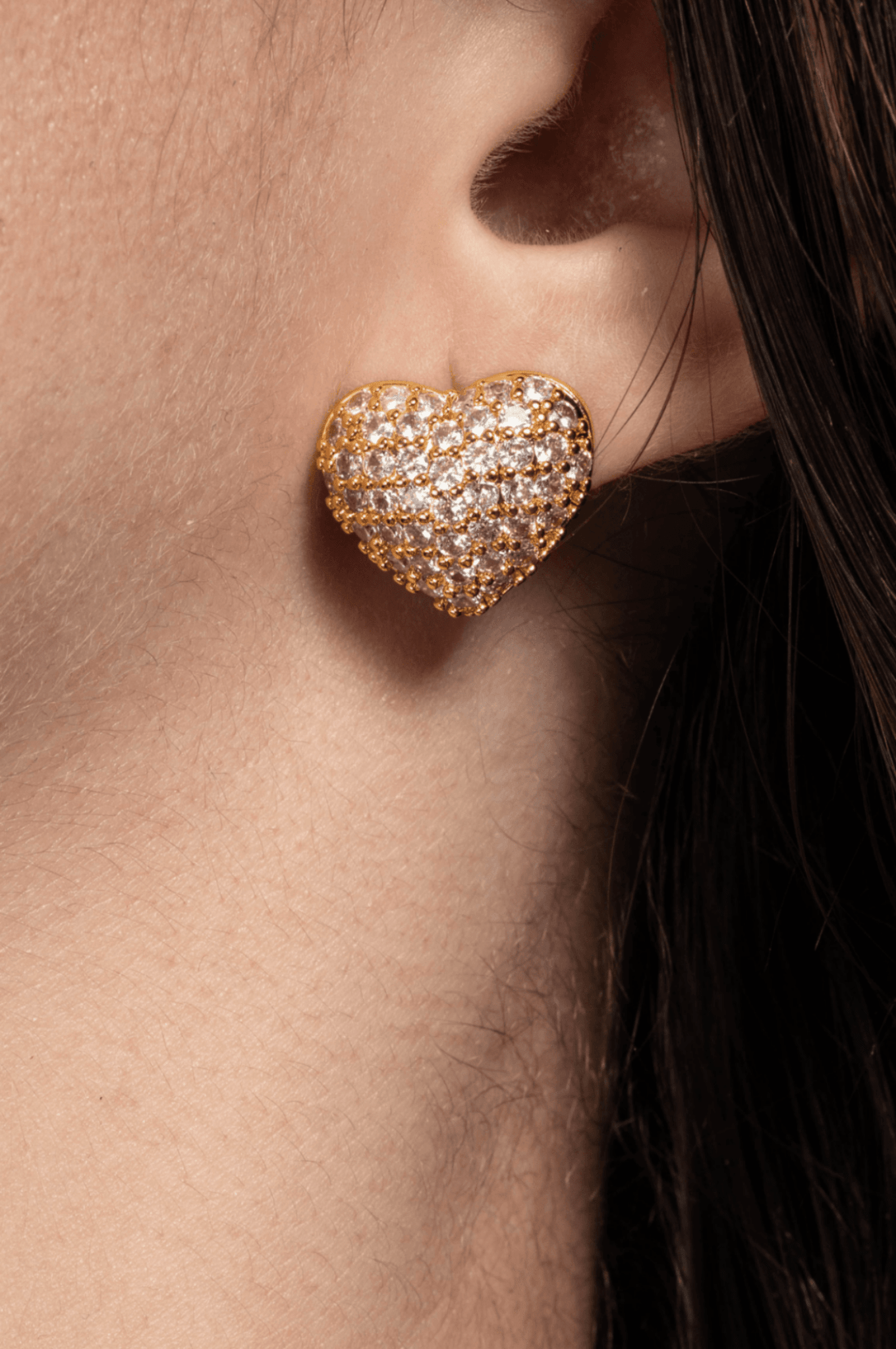 Lara & Ela | Winter Holiday Gold Earrings - Lara & Ela