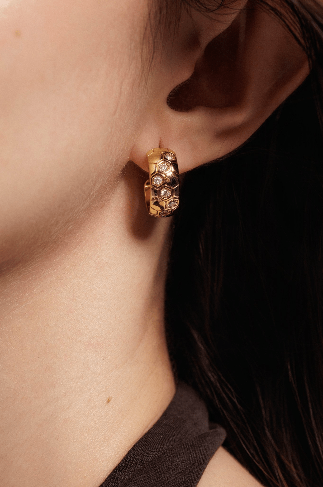 Lara & Ela | Crystal Ball Earrings - Lara & Ela