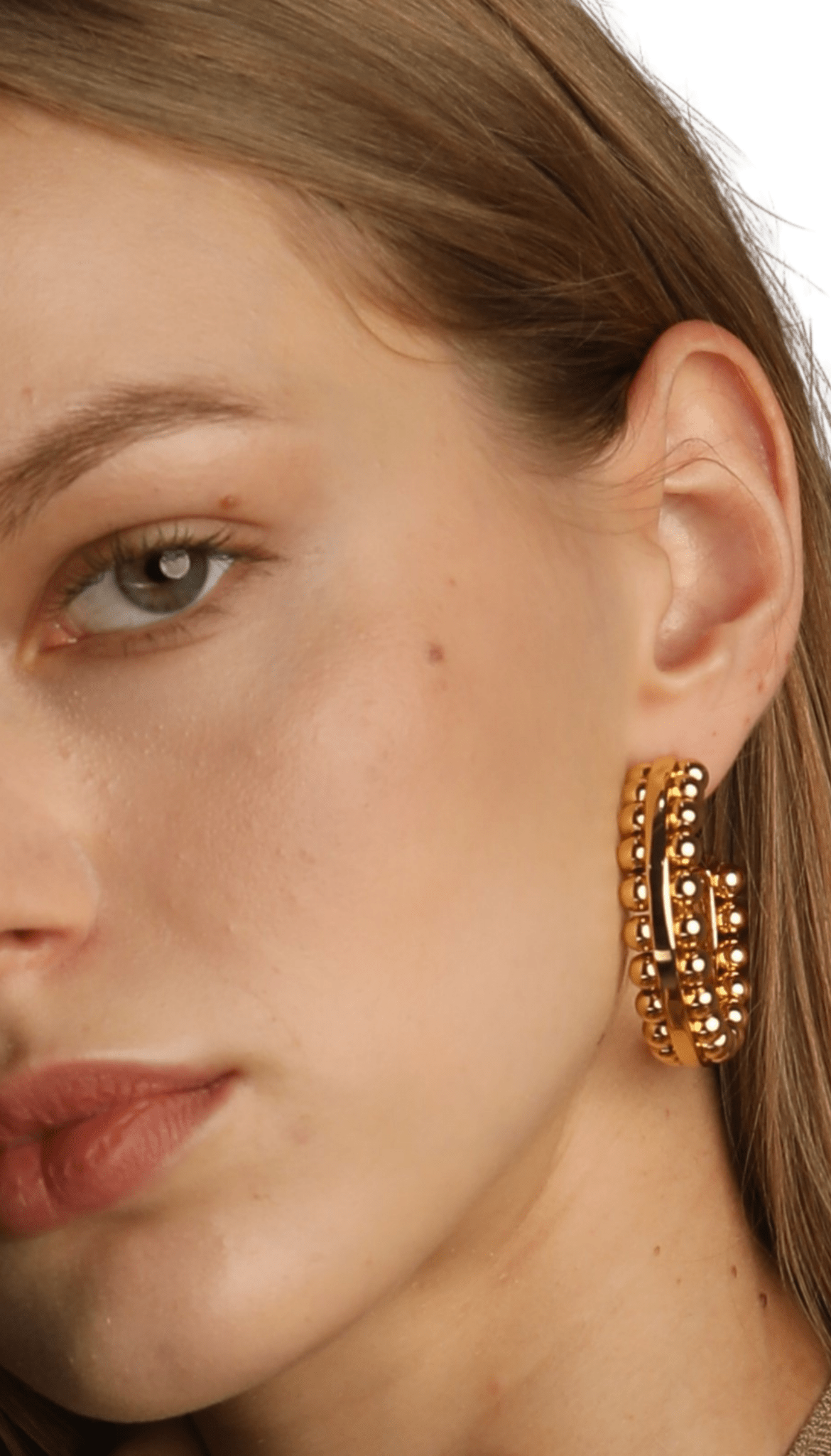 Lara & Ela | Sophia Gold Earrings - Lara & Ela