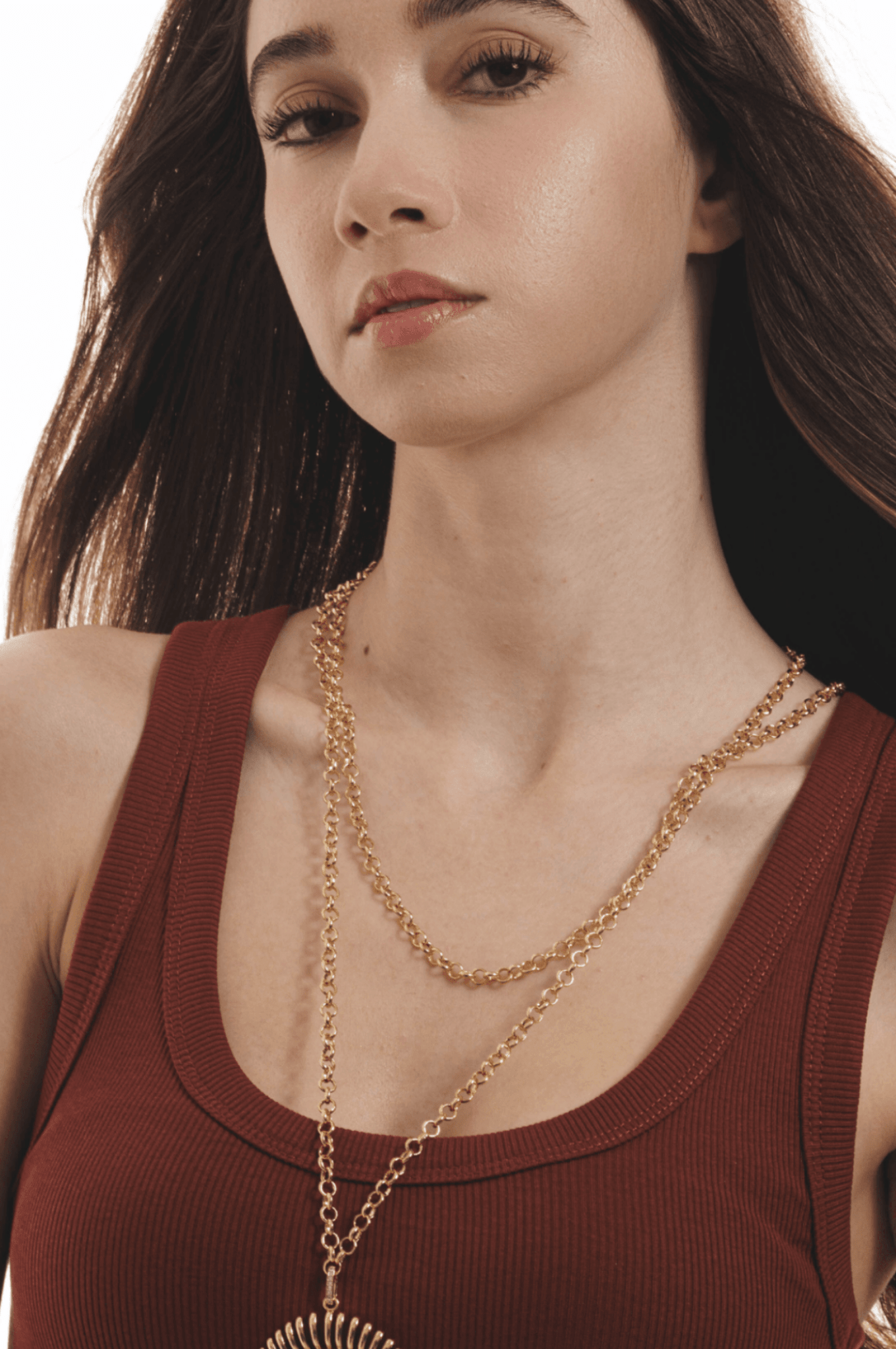 Lara & Ela | Nefertiti Gold Necklace - Lara & Ela