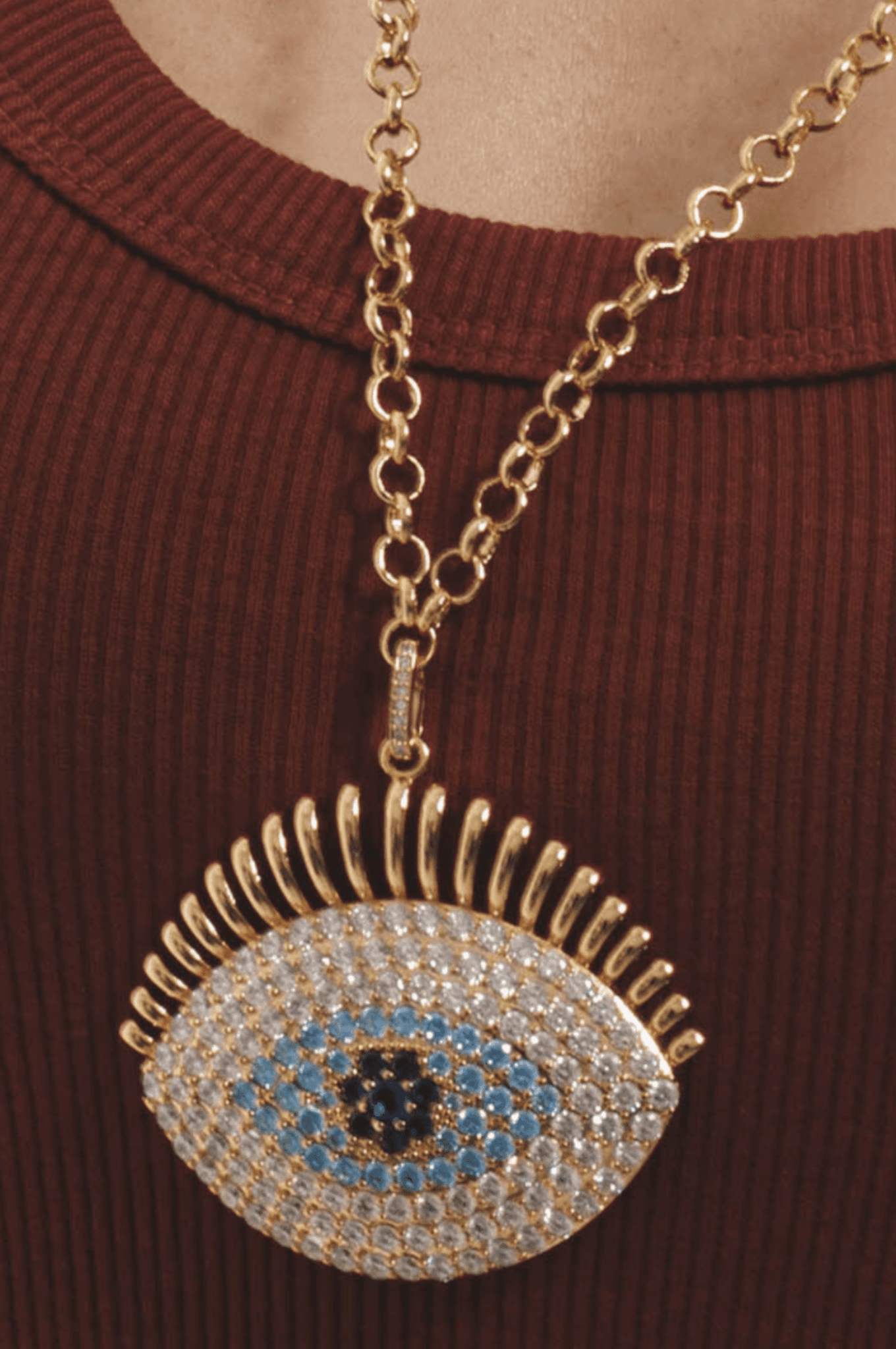 Lara & Ela | Nefertiti Gold Necklace - Lara & Ela