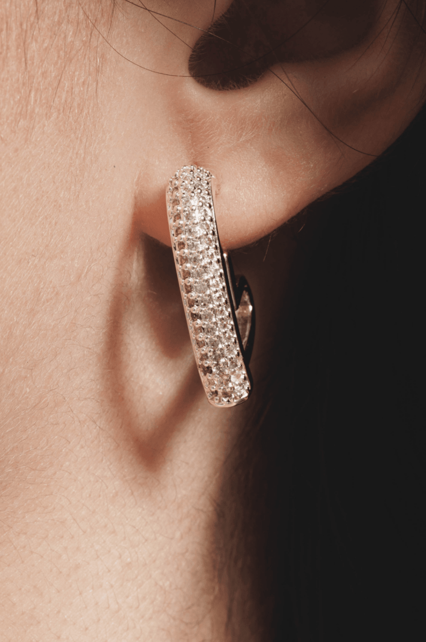 Lara & Ela | Love You To The Moon And Back Silver Earrings - Lara & Ela