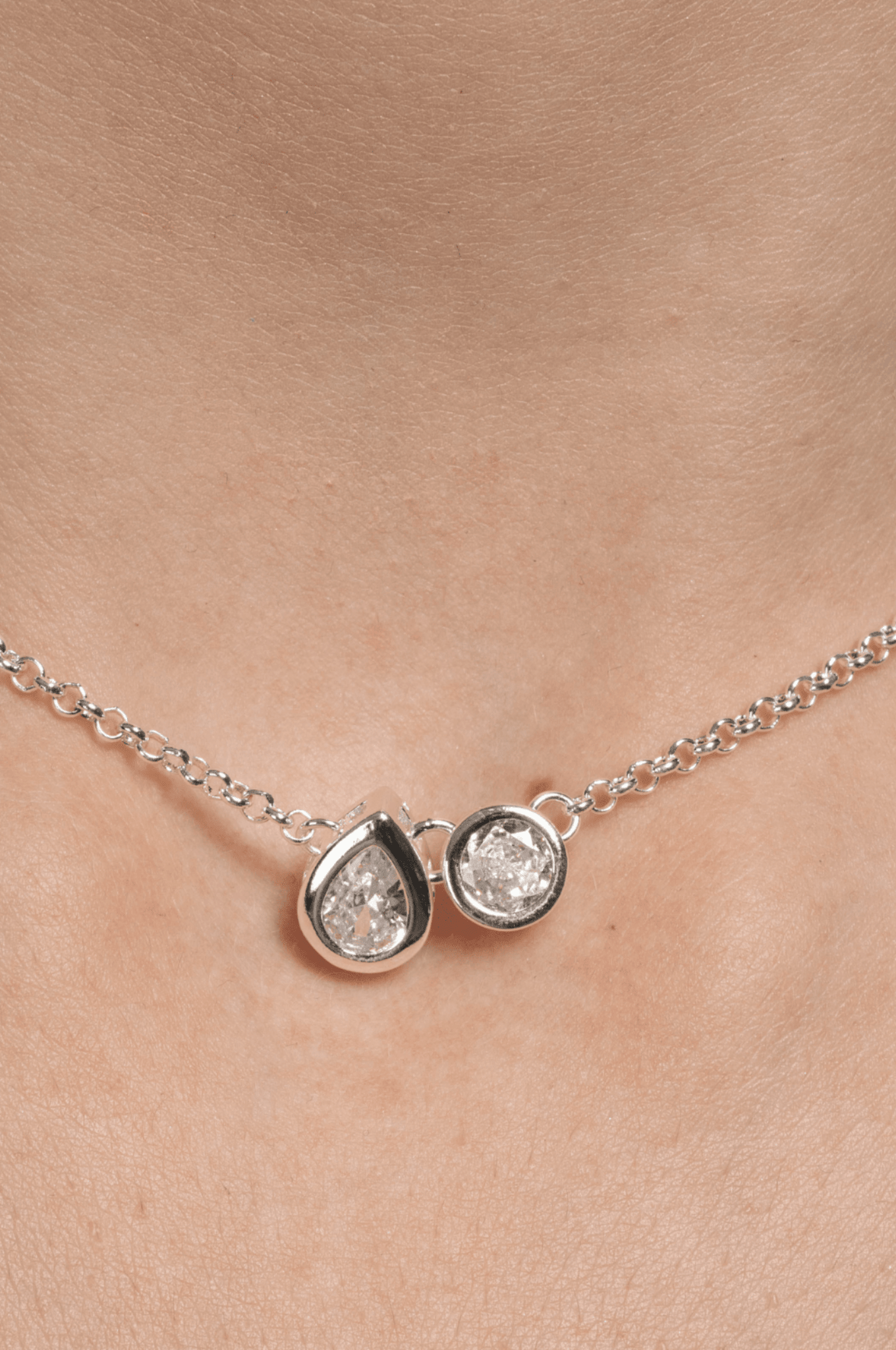 Lara & Ela | Leap Of Faith Silver Necklace - Lara & Ela