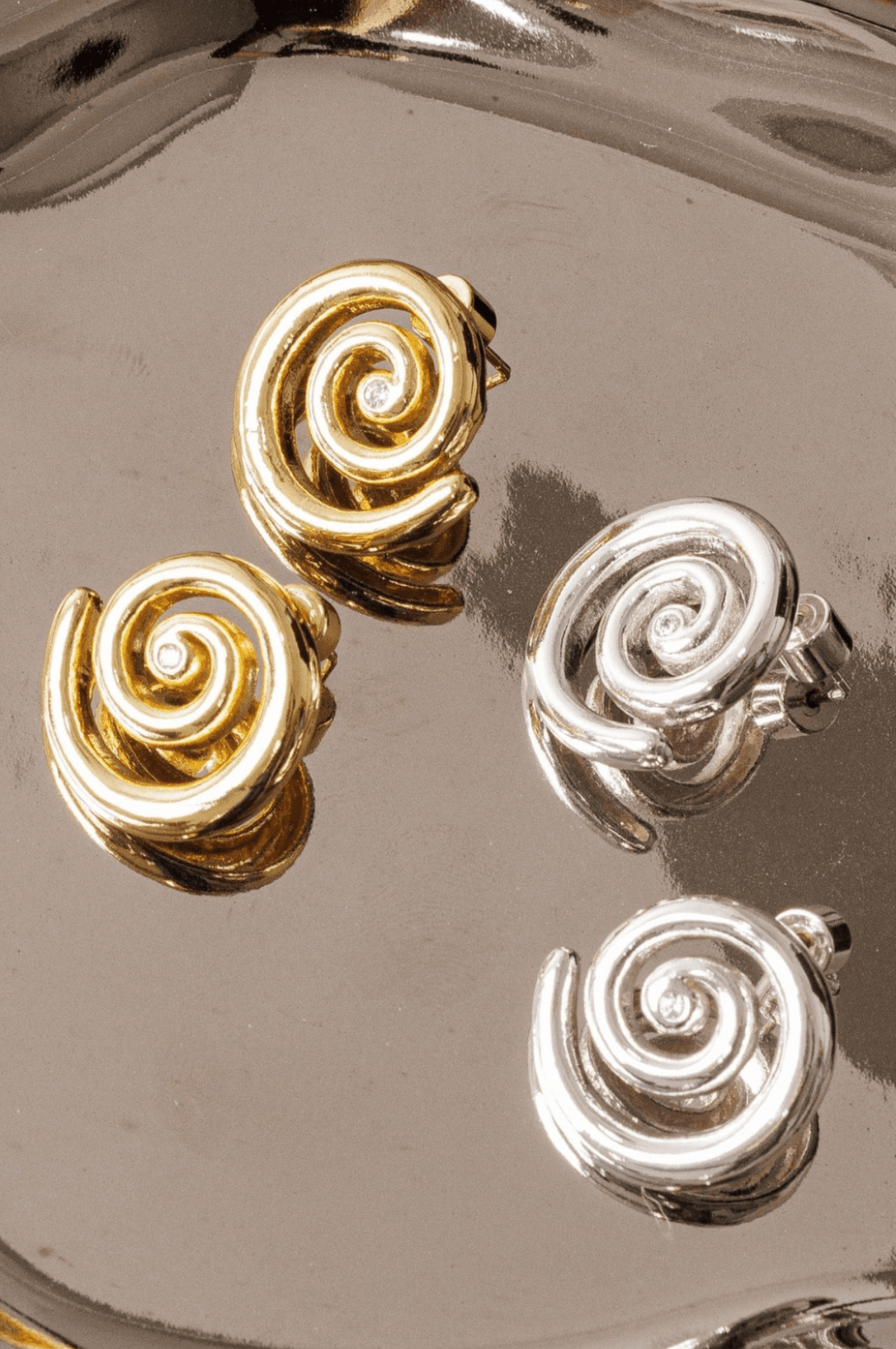 Lara & Ela | Atlantis Silver Earrings - Lara & Ela