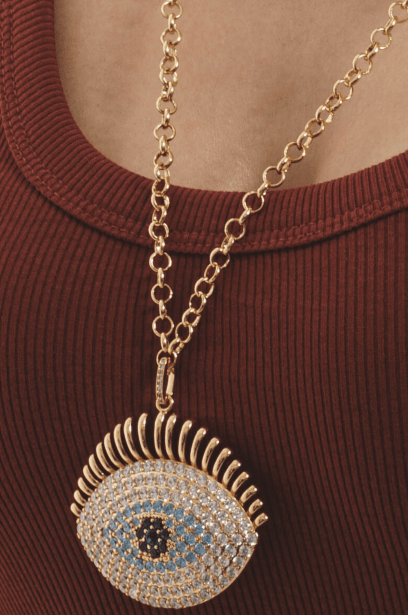 Lara & Ela | Nefertiti Gold Necklace - Lara & Ela
