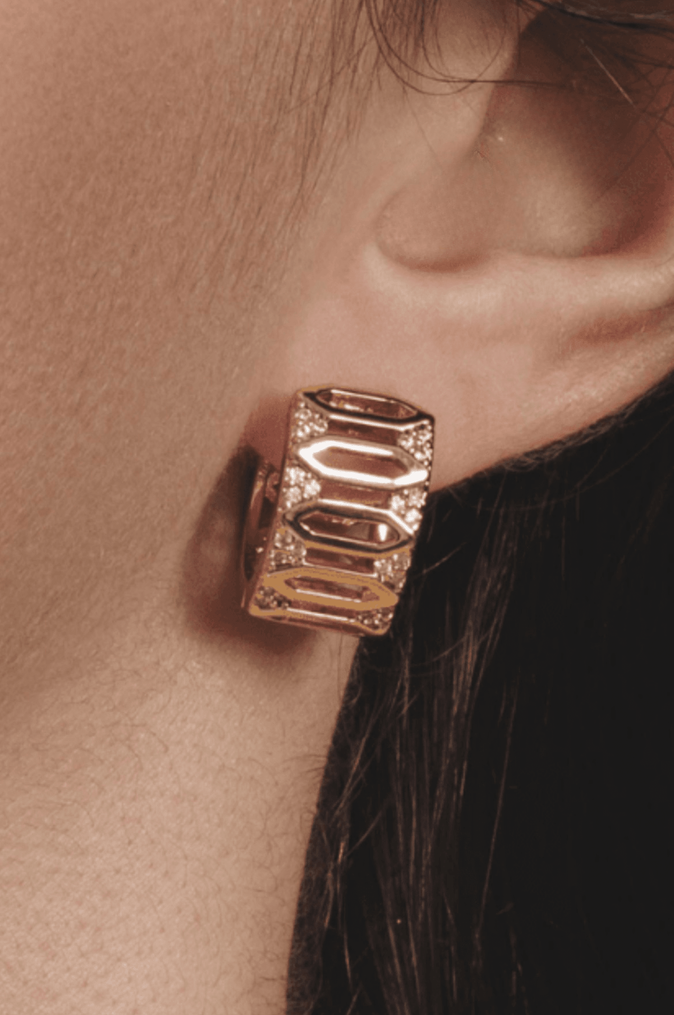 Lara & Ela I Ring Of Fire Earrings - Lara & Ela
