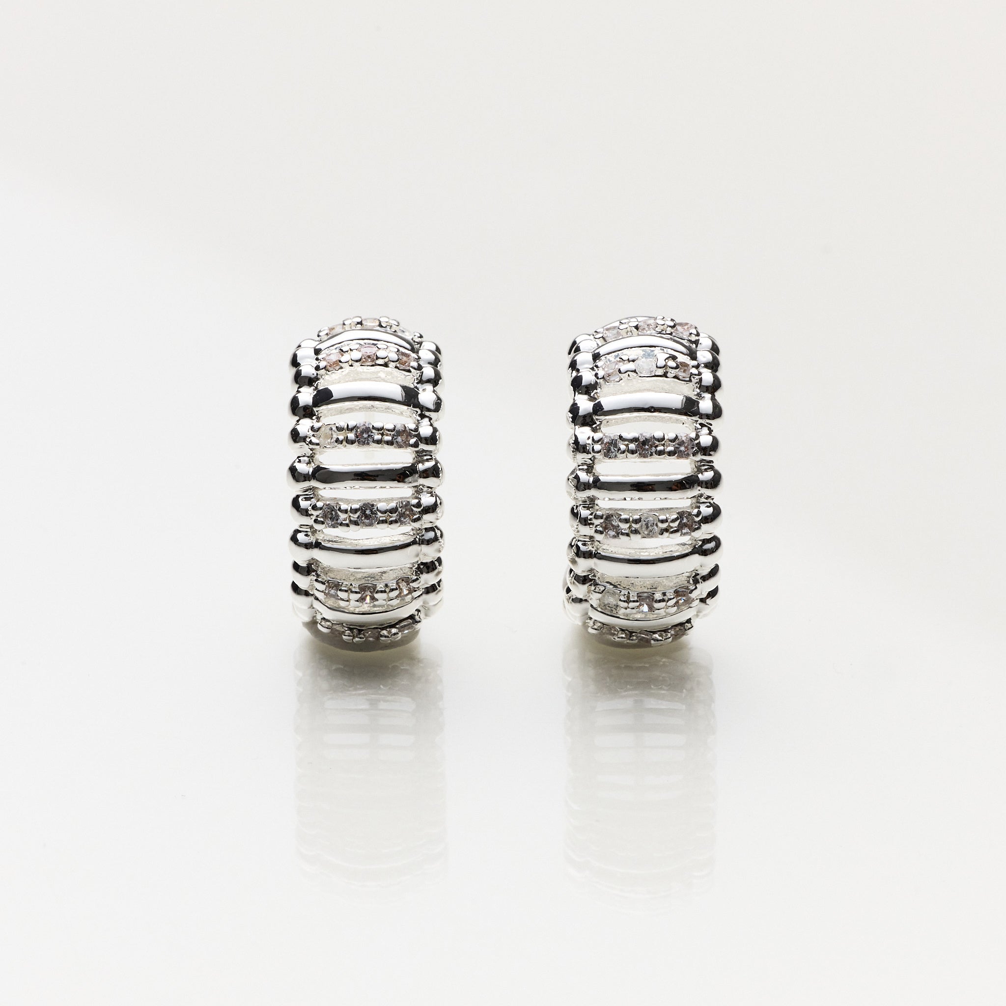 Lara & Ela | A Roman Holiday Silver Earrings - Lara & Ela