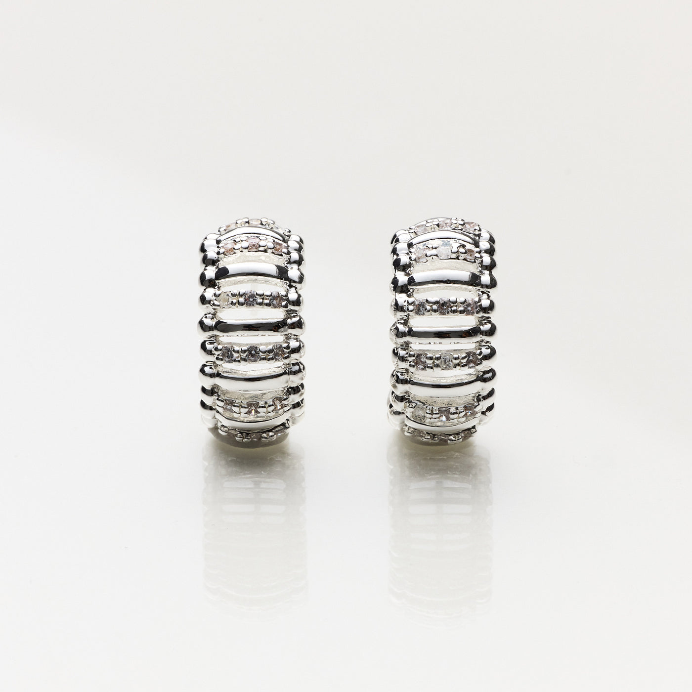 Lara & Ela | A Roman Holiday Silver Earrings - Lara & Ela