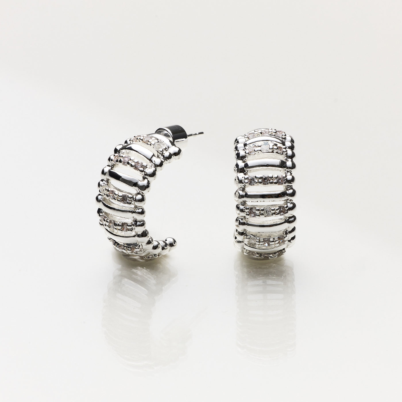 Lara & Ela | A Roman Holiday Silver Earrings - Lara & Ela