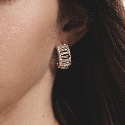 Lara & Ela | A Roman Holiday Silver Earrings - Lara & Ela