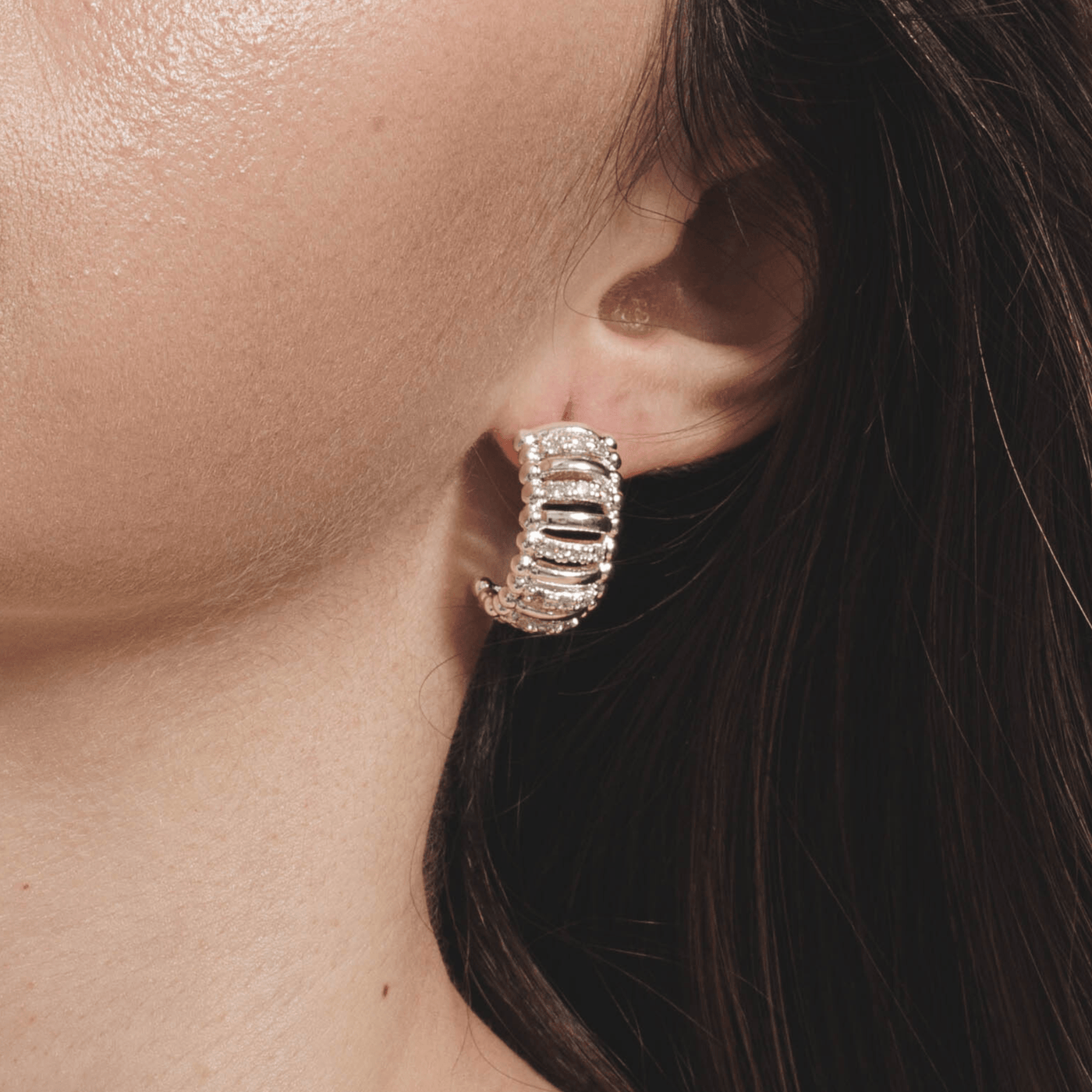 Lara & Ela | A Roman Holiday Silver Earrings - Lara & Ela