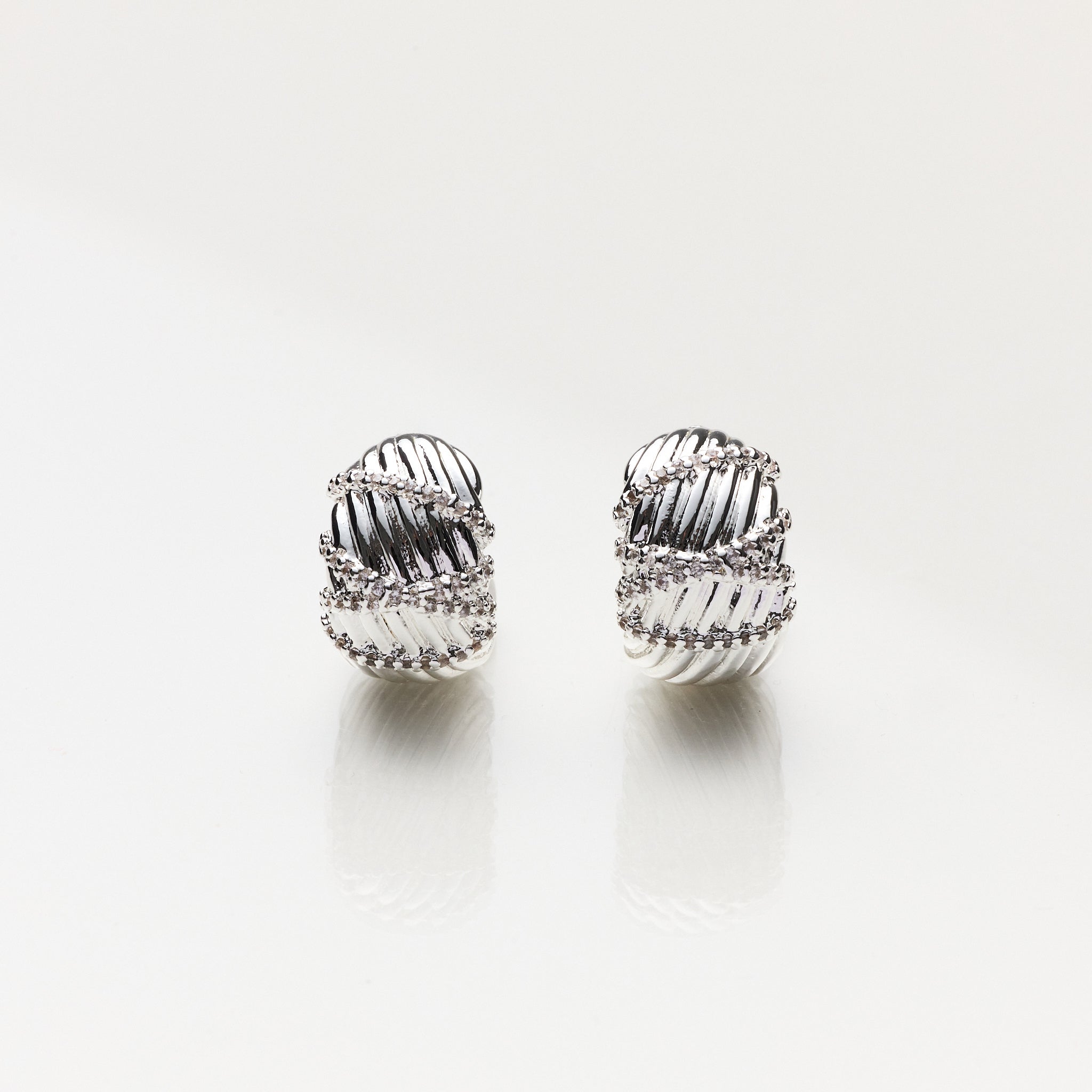 Lara & Ela | Allure Silver Earrings - Lara & Ela