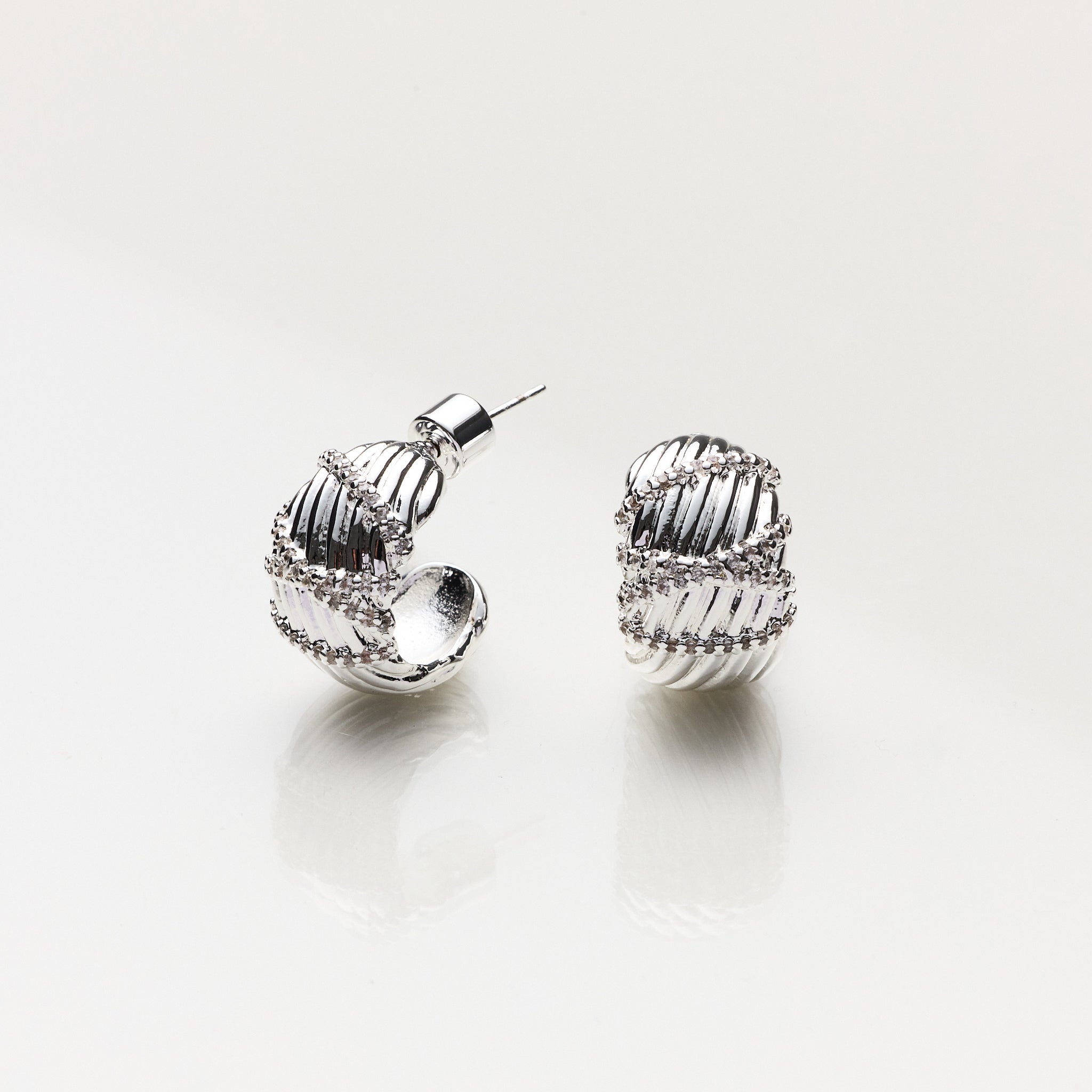 Lara & Ela | Allure Silver Earrings - Lara & Ela