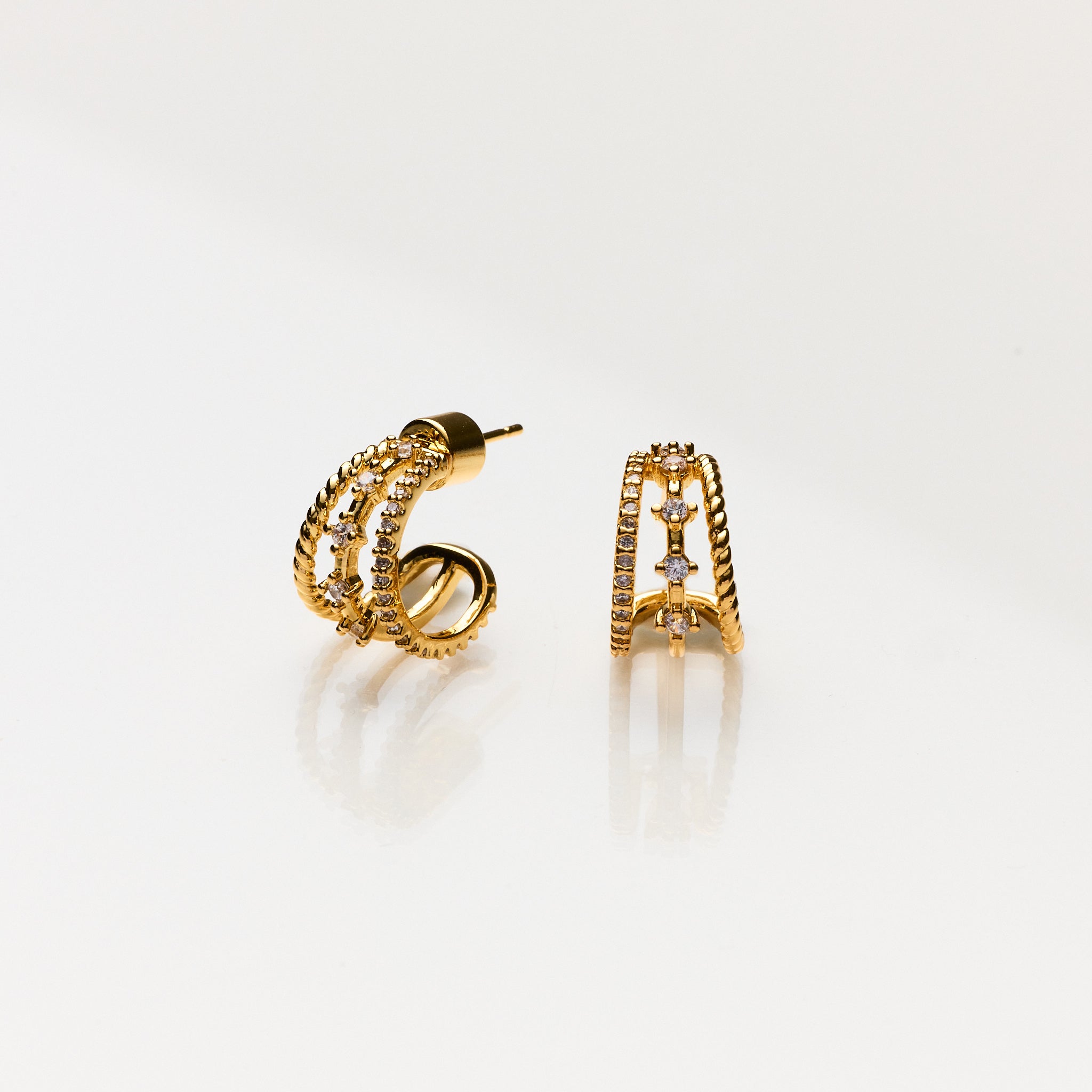 Lara & Ela | Always The Dreamer Gold Earrings - Lara & Ela