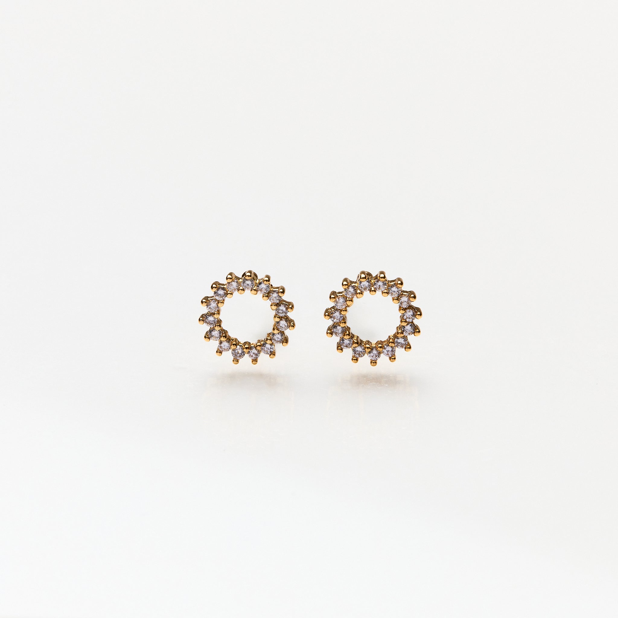 Lara & Ela | Amber Gold Earrings - Lara & Ela