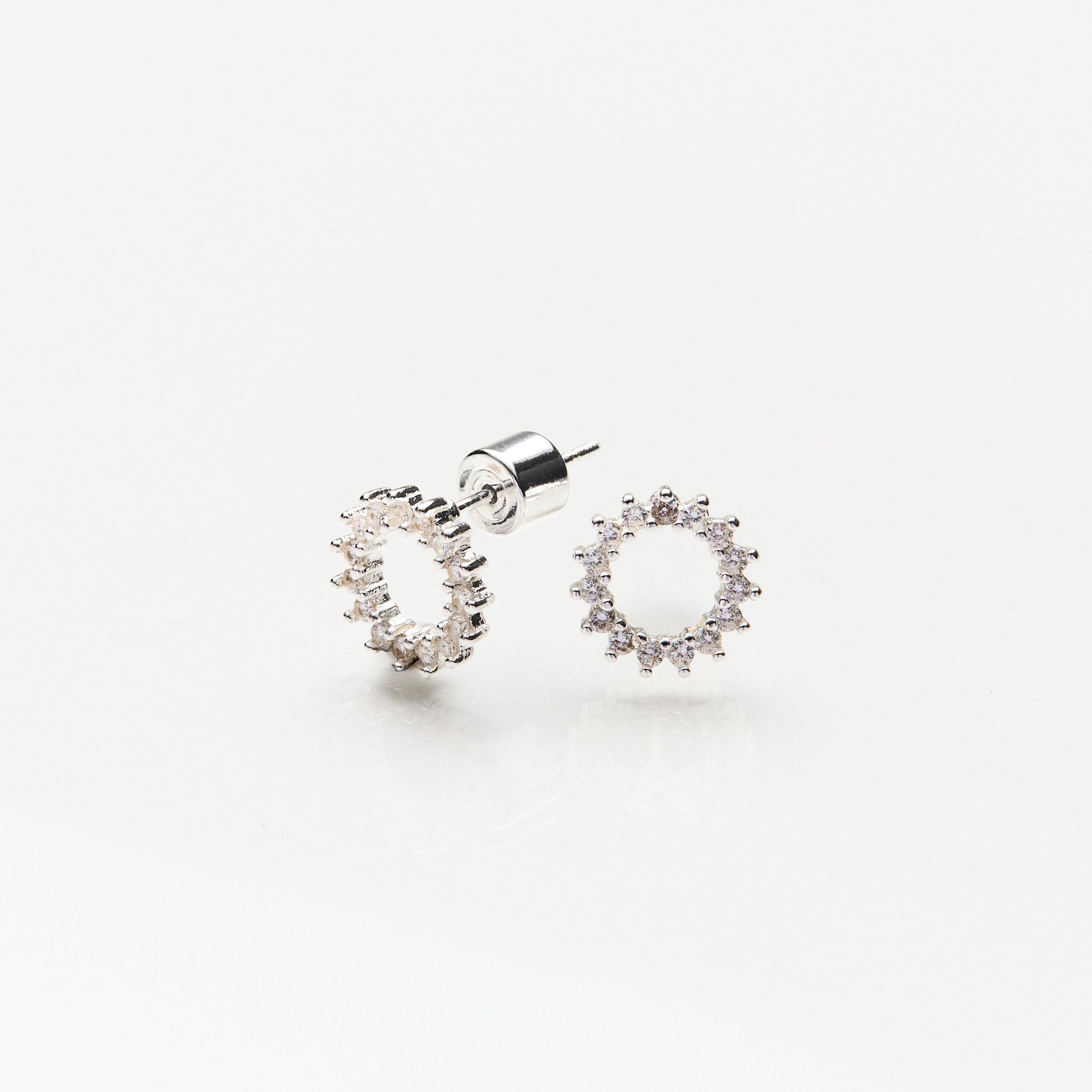 Lara & Ela | Amber Silver Earrings - Lara & Ela