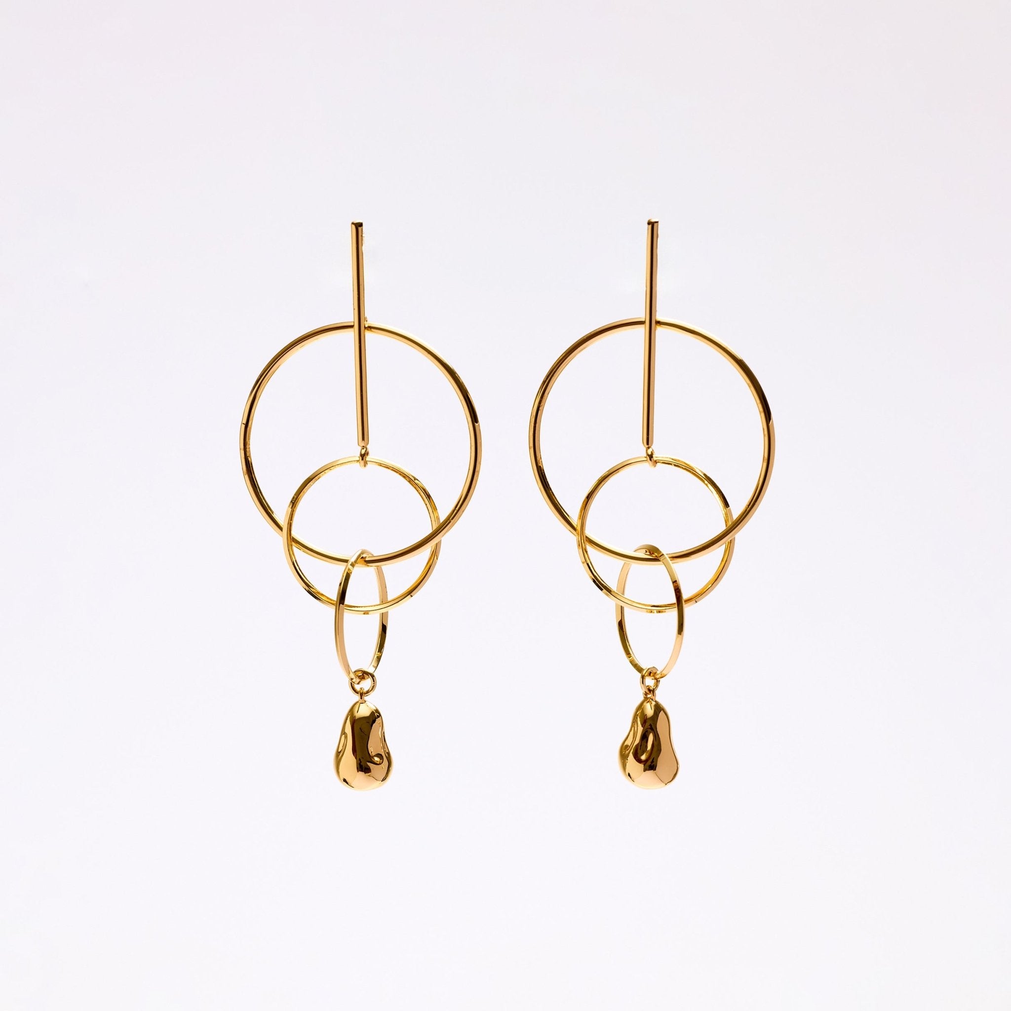 Lara & Ela | Anitta Gold Earrings - Lara & Ela