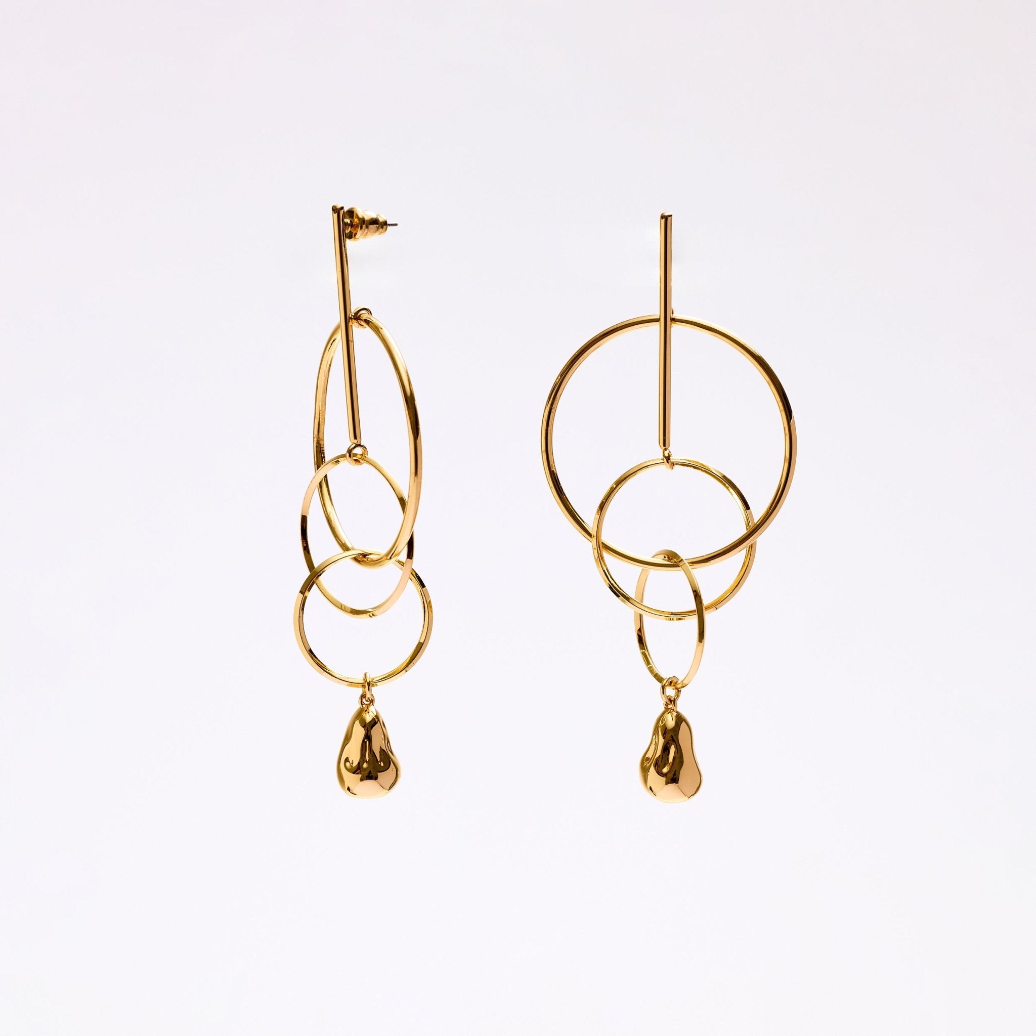 Lara & Ela | Anitta Gold Earrings - Lara & Ela