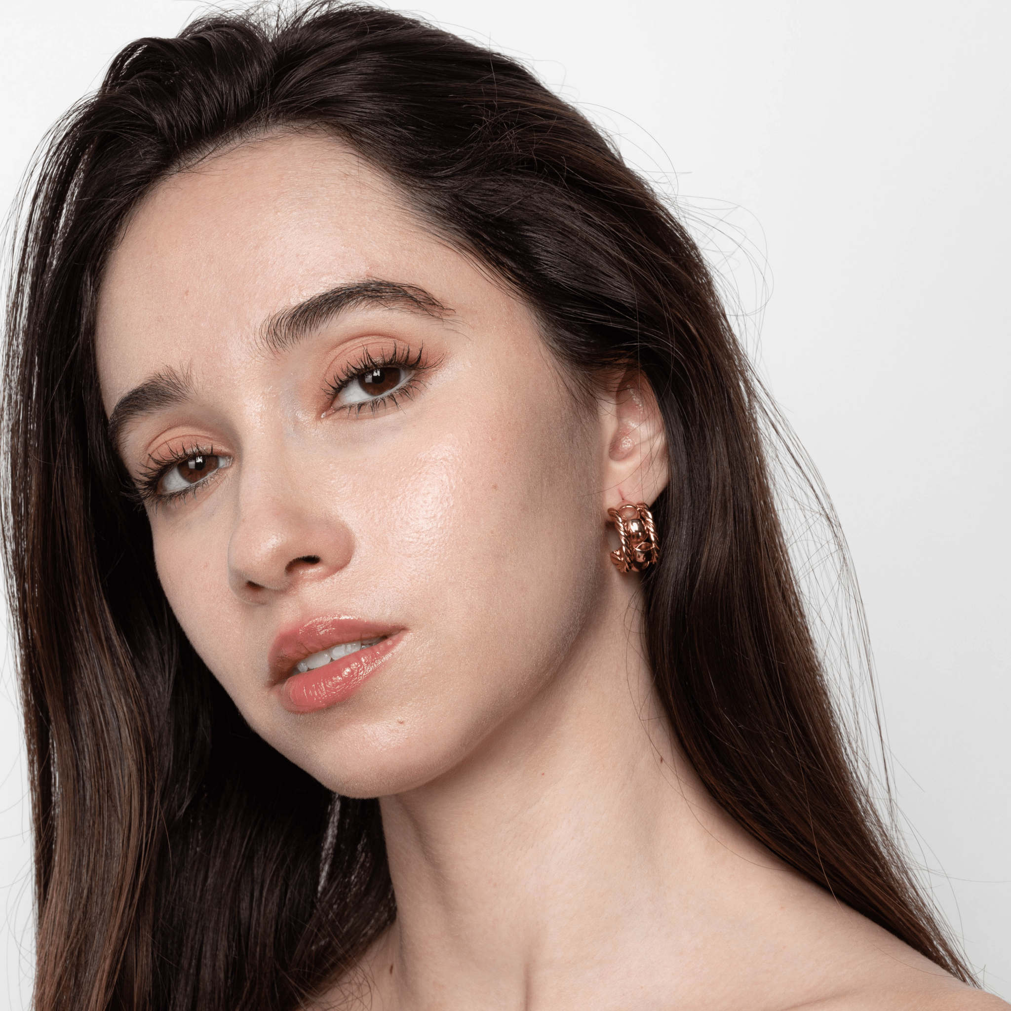Lara & Ela | Ashley Gold Earrings - Lara & Ela