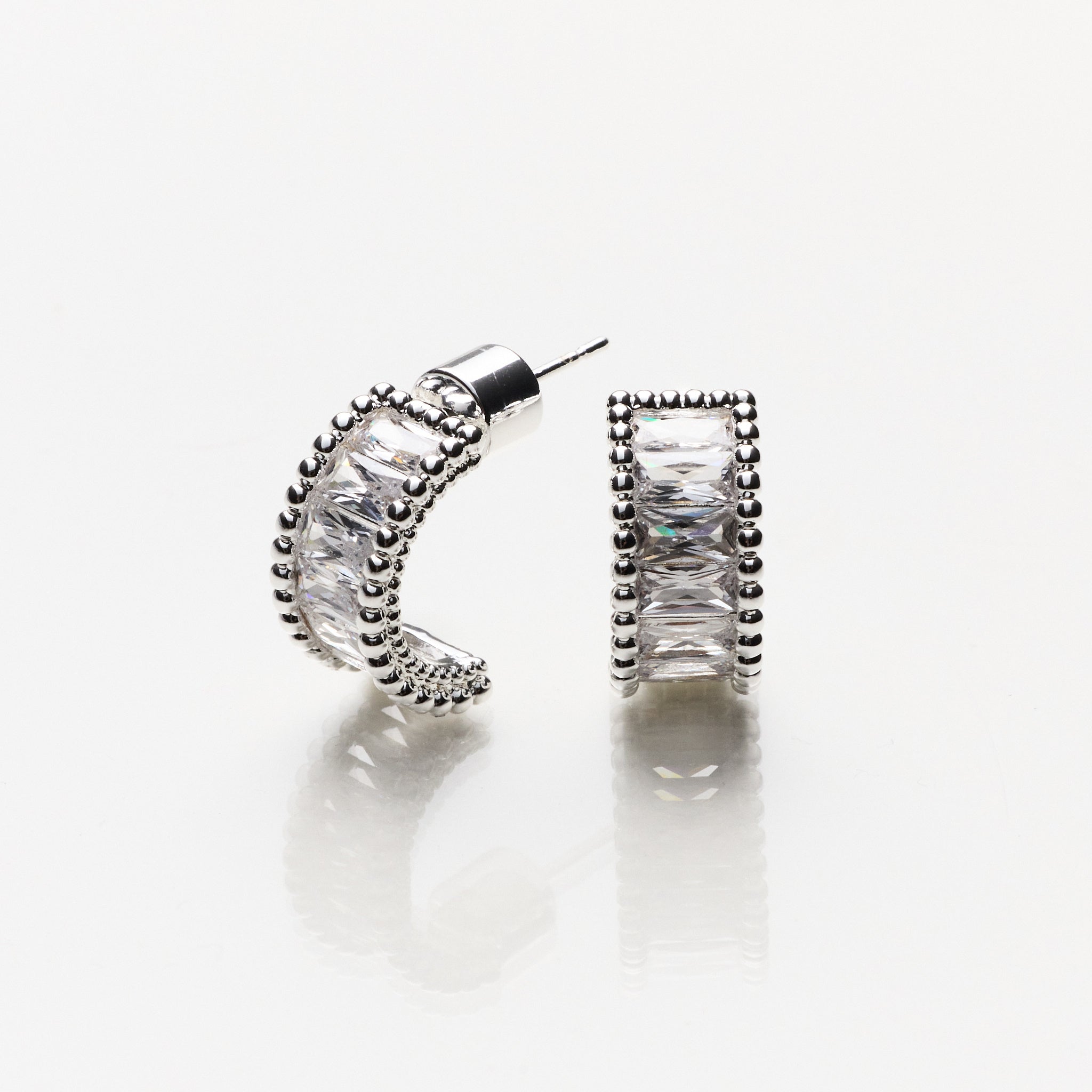 Lara & Ela | Astrid Silver Earrings - Lara & Ela