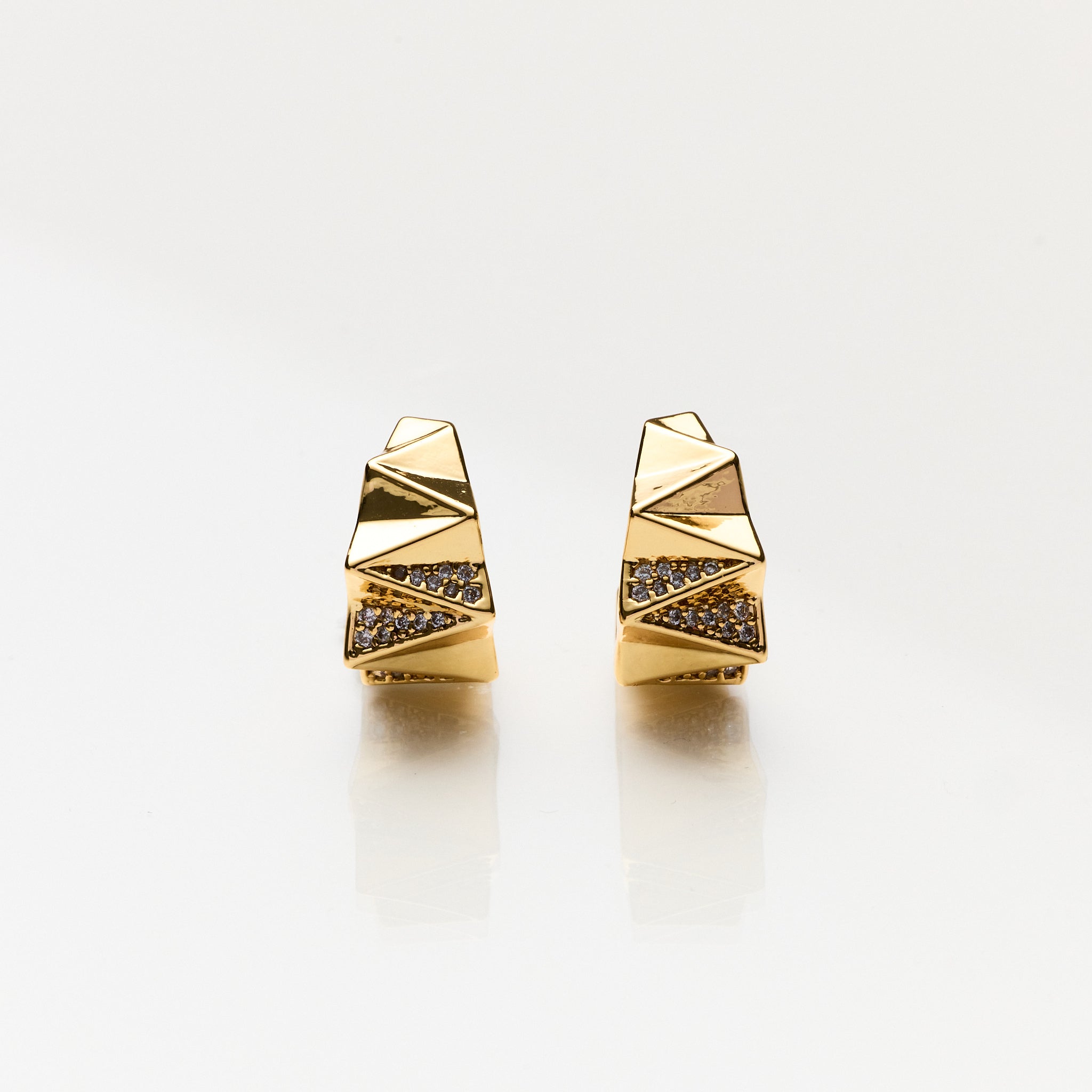 Lara & Ela | Aura Gold Earrings - Lara & Ela