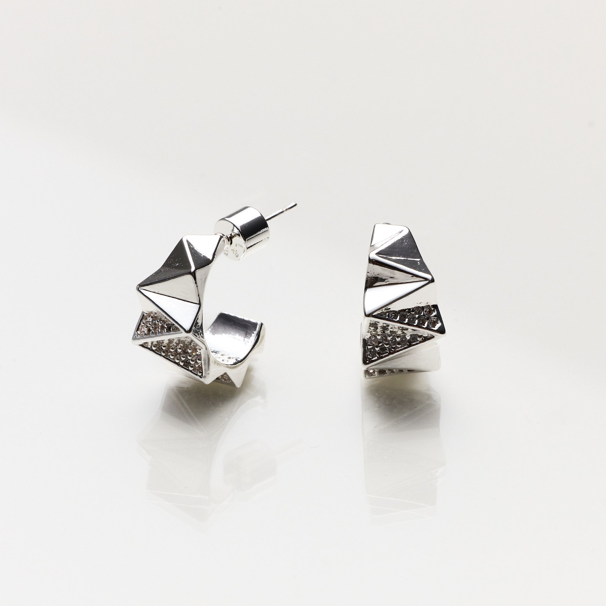 Lara & Ela | Aura Silver Earrings - Lara & Ela