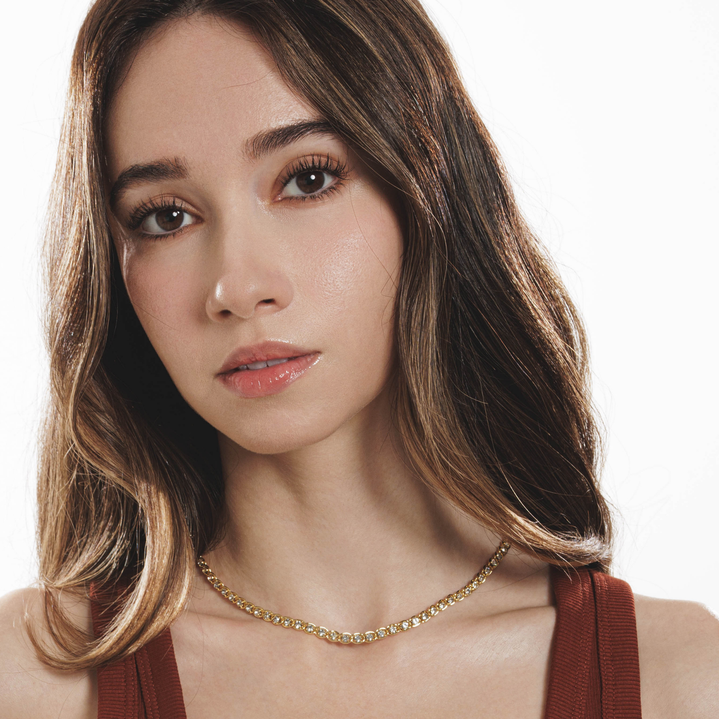 Lara & Ela I Don't Blink Gold Necklace