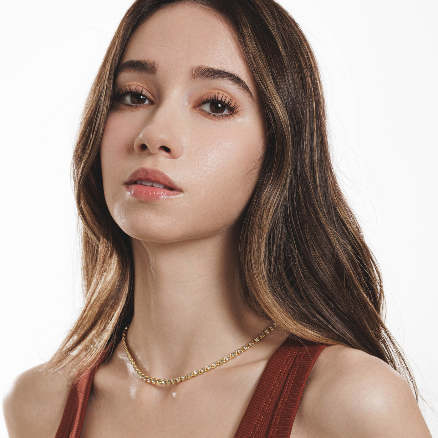 Lara & Ela I Don't Blink Gold Necklace