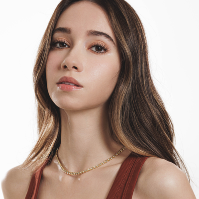 Lara & Ela I Don't Blink Gold Necklace