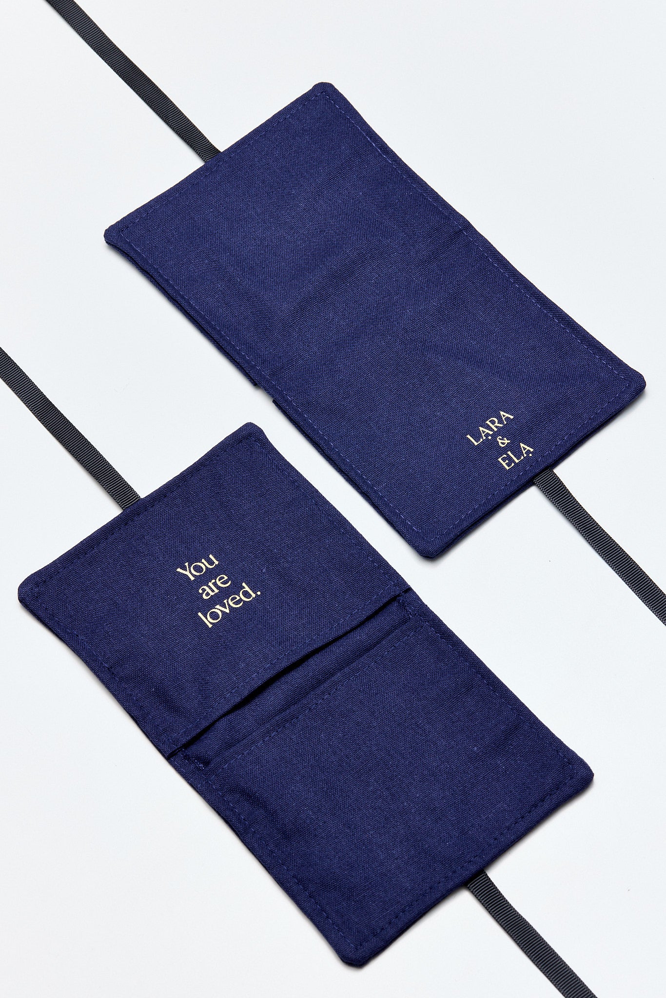 Lara & Ela | Linen Jewellery Pouch - Lara & Ela