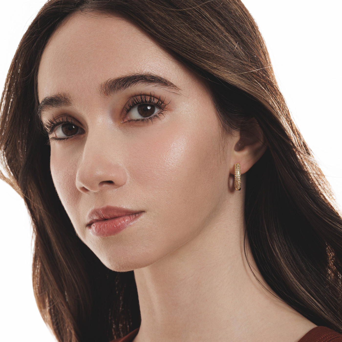 Lara & Ela I You Make Me Feel Brand New Gold Earrings