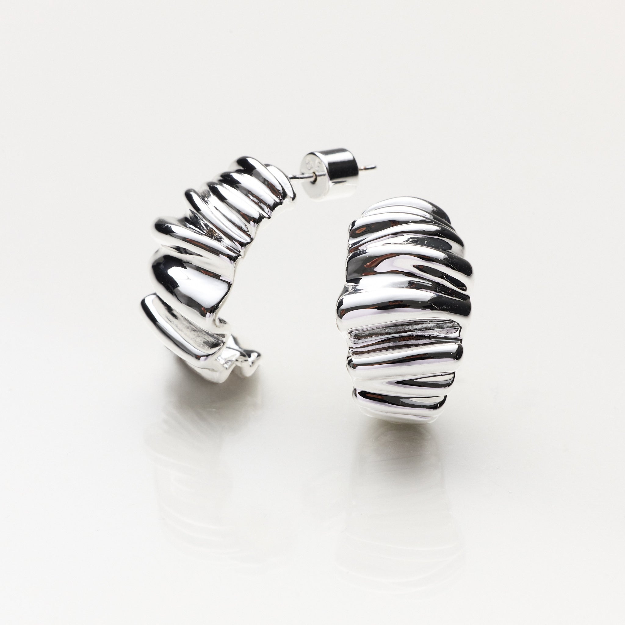 Lara & Ela | Brave Girl Silver Earrings - Lara & Ela