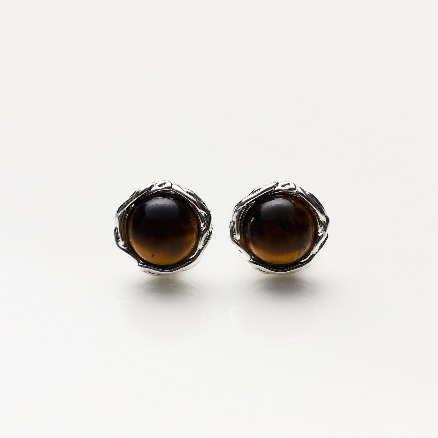 Lara & Ela | Cat And Heath Silver Earrings - Lara & Ela