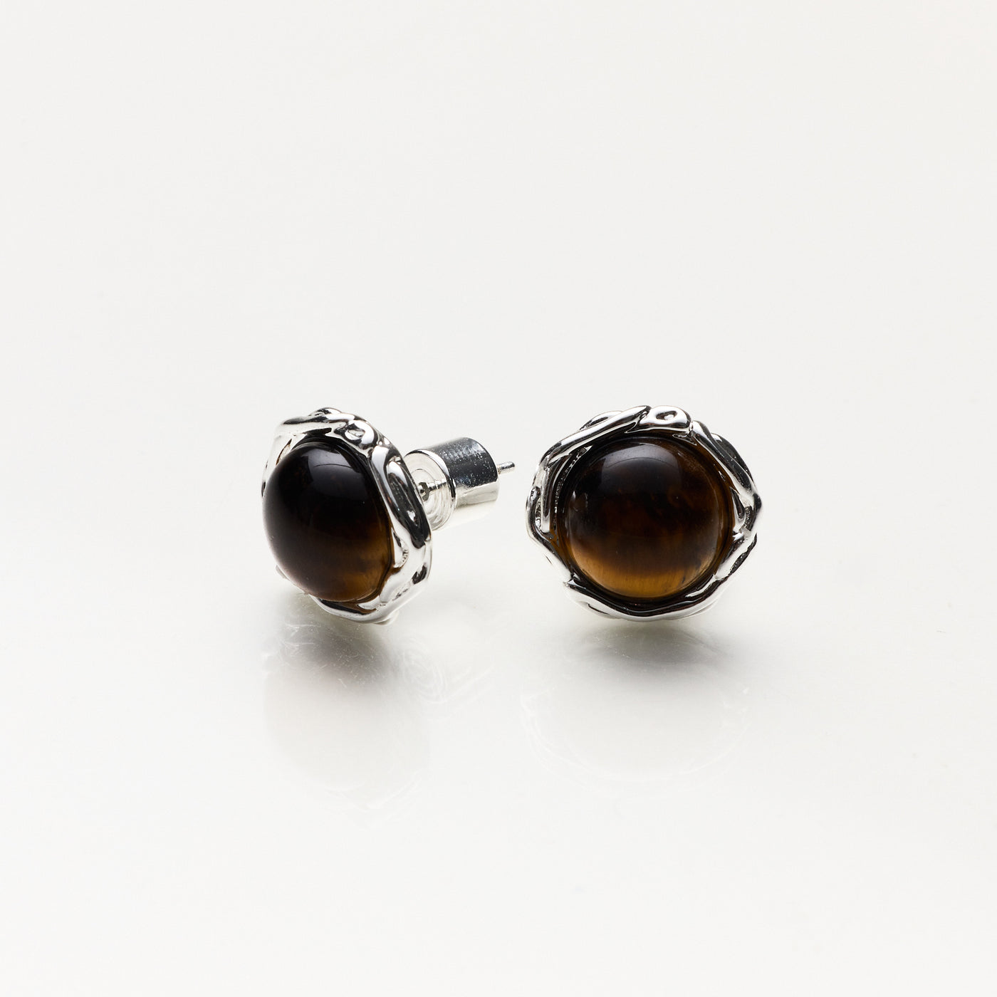 Lara & Ela | Cat And Heath Silver Earrings - Lara & Ela